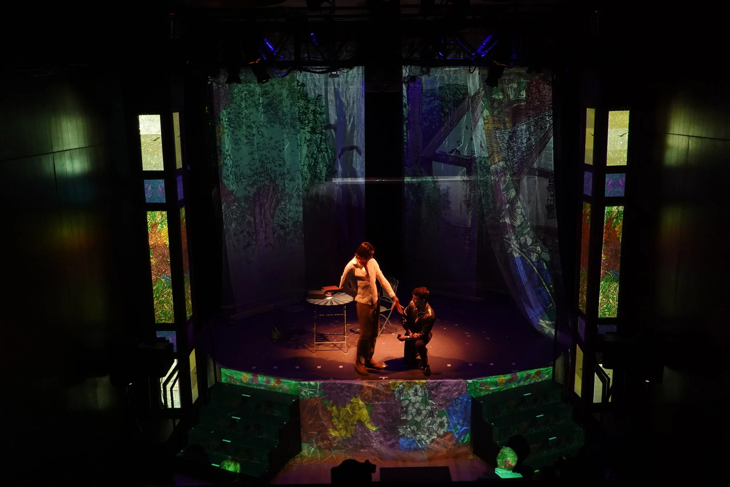 Act II initial projections (colorized)