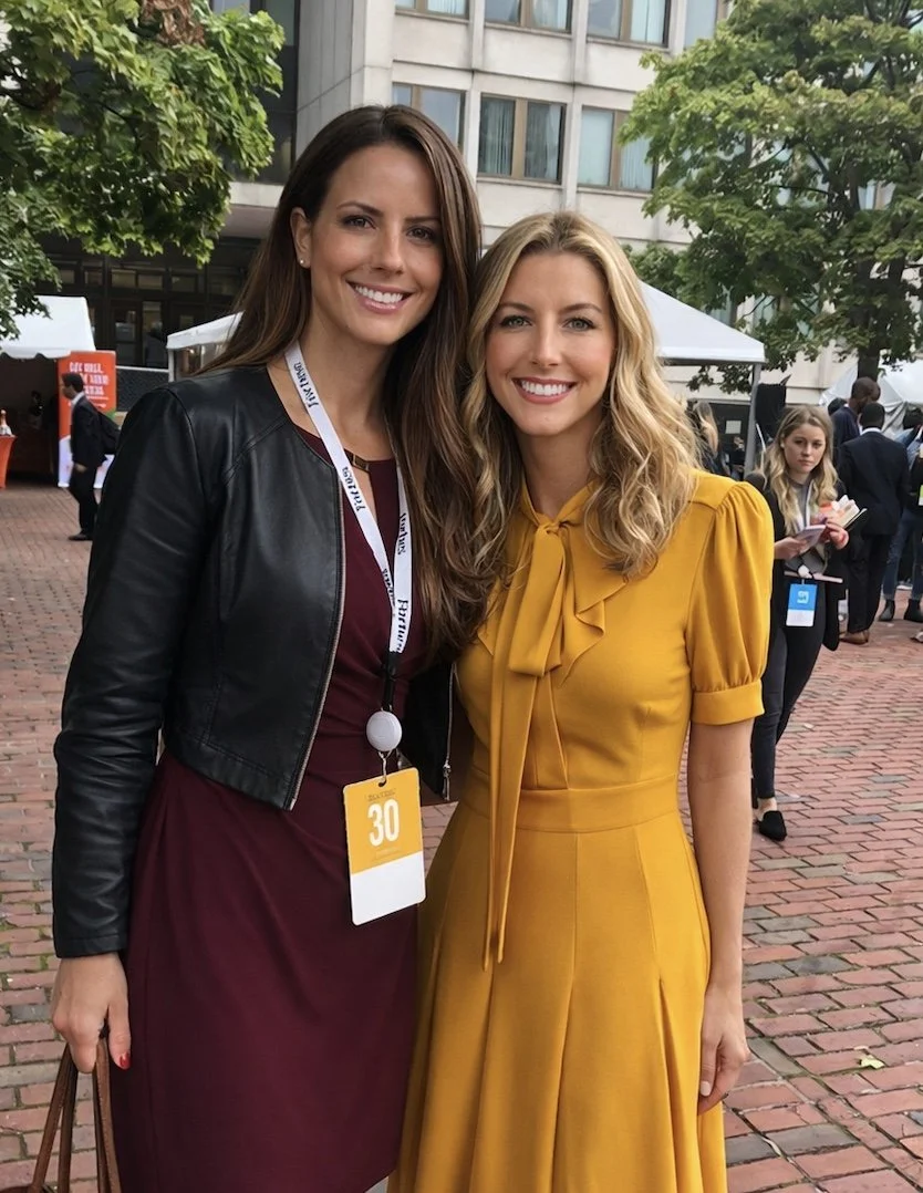 Rachel Kozy and Sara Blakely