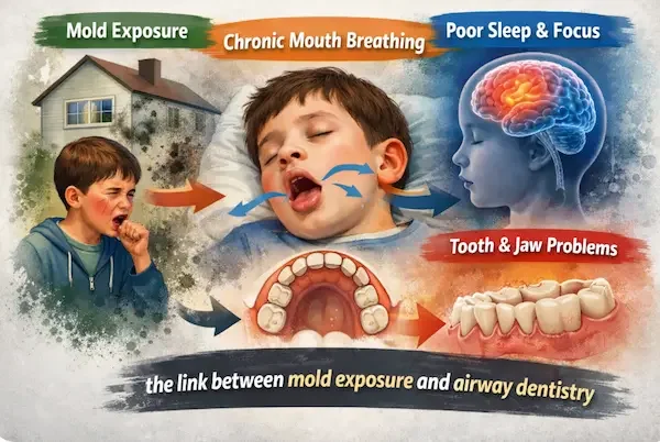 Mold Exposure, Mouth Breathing, and Why Airway Development Matters More Than Cavities