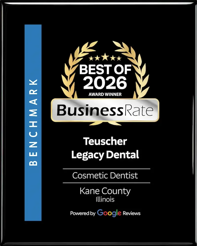 Teuscher Legacy Dental Awarded Best Cosmetic Dentist in Kane County, Illinois