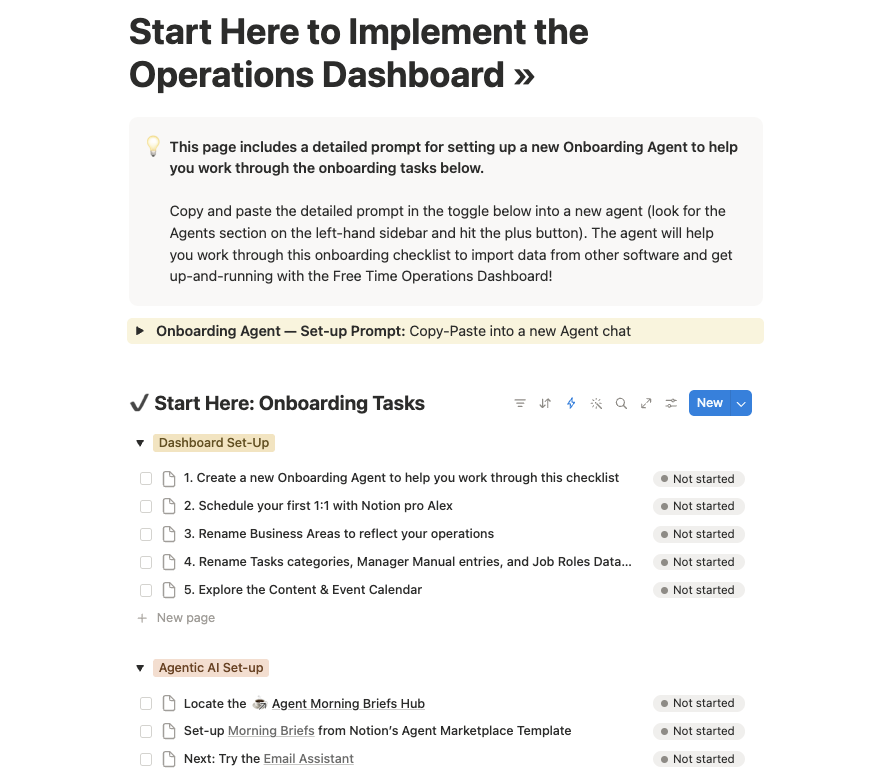 AI-Powered Free Time Operations Dashboard: Start Here
