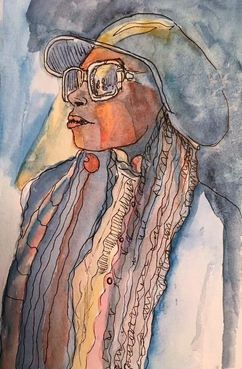 "Free" Watercolor on Watercolor Paper