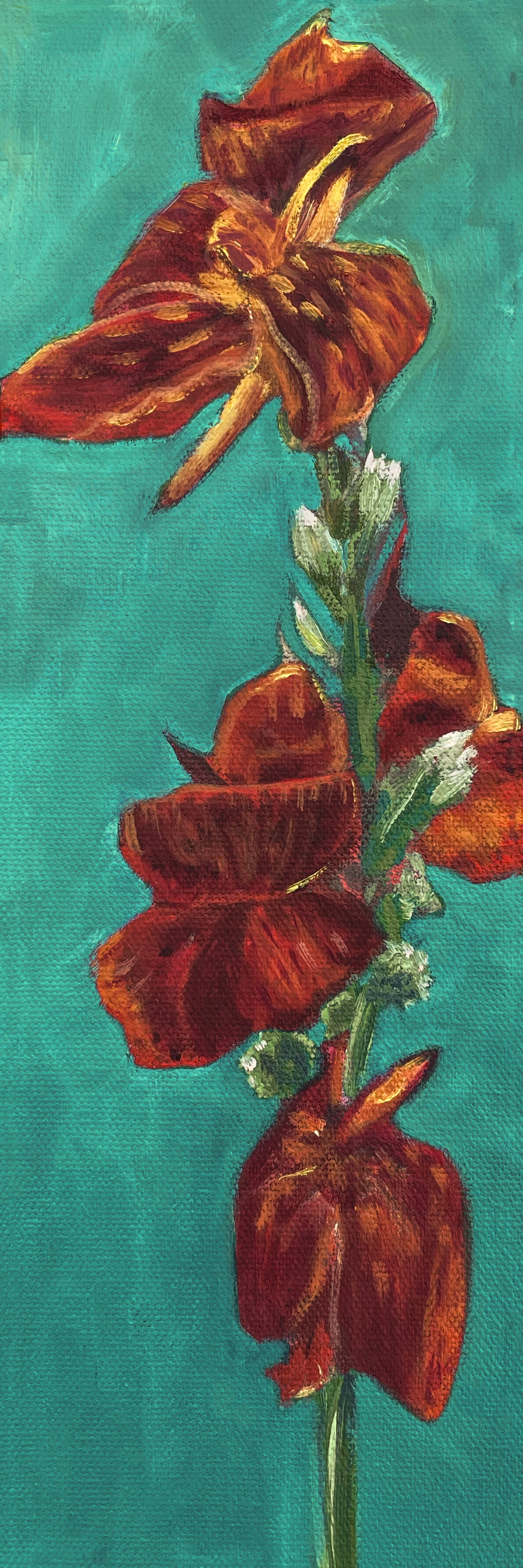 "Red Iris" - SOLD