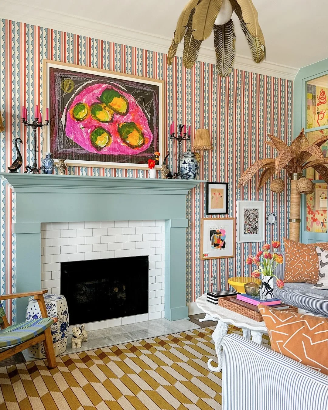 I&rsquo;m a maximalist with color and pattern, but a ruthless minimalist with stuff. 
I love rooms that feel layered, expressive, and alive, but I edit hard. Fewer, better things. 
The goal isn&rsquo;t visual quiet, it&rsquo;s mental quiet. Color can