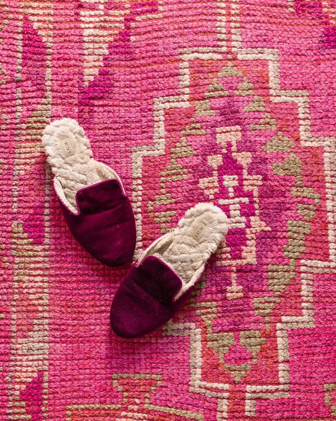 Most people start with paint, or a pillow, or chair they like, or whatever was on sale that week.

I start with the rug and the main piece of furniture for the room. 
Rugs are really challenging to find; they&rsquo;re a big investment piece and becau