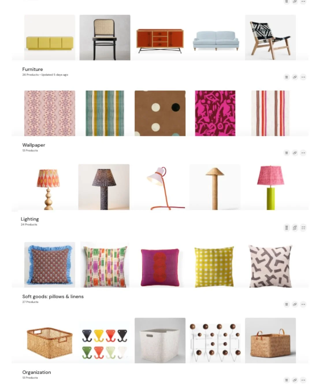 I get a lot of questions about my favorite pieces and sources, so I finally put them all in one place.  My go-to rugs, lighting, drapes, furniture, kids&rsquo; pieces, styling staples, and the things we actually use in real projects and in my own hom