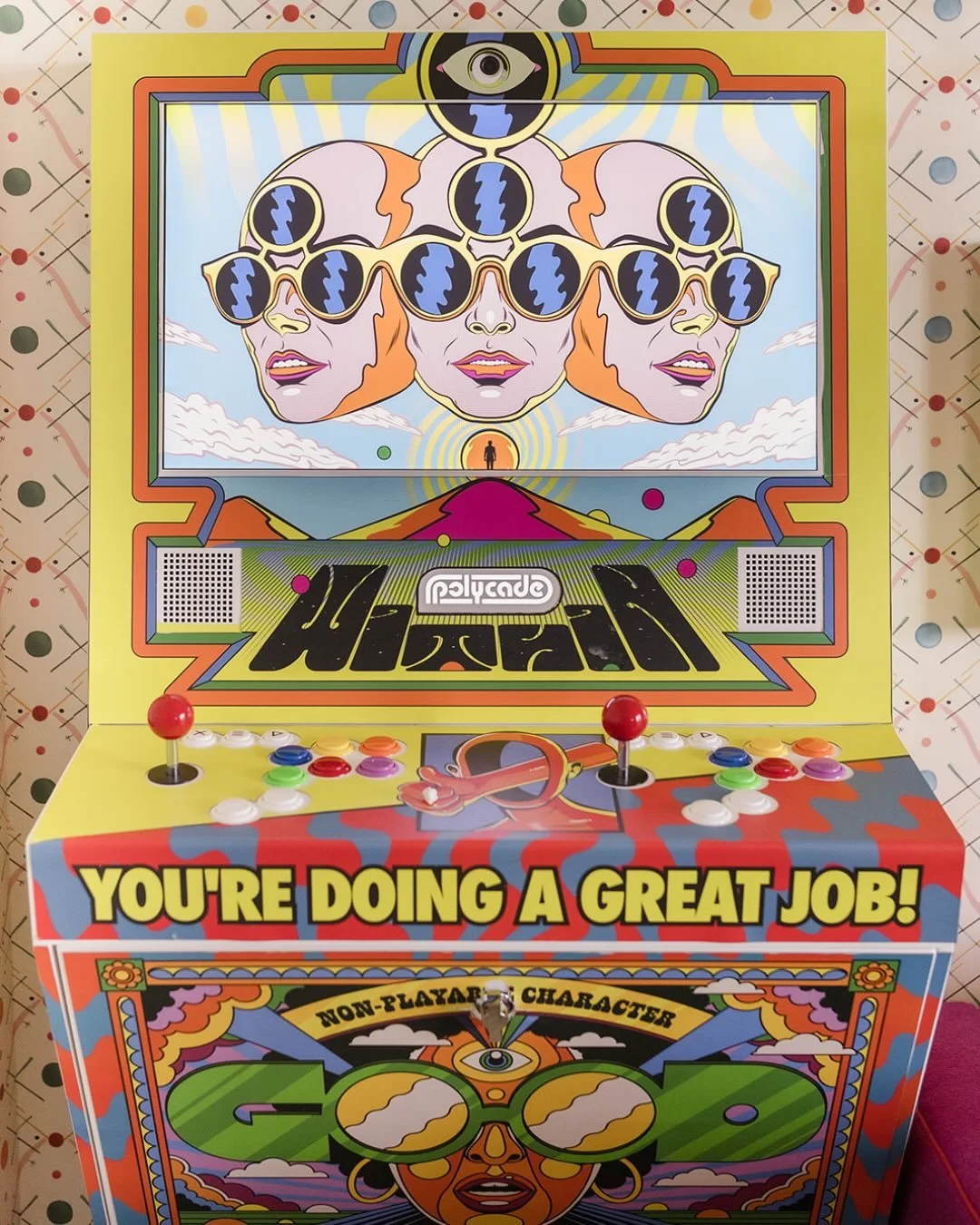 THINGS THAT SURPRISE PEOPLE ABOUT OUR HOME
 I fight the screen time battles like everyone else, and yet we put a wall-mounted arcade game unit in our back den.
 When we renovated 18 months ago, I decided that if screens are going to happen (and they 