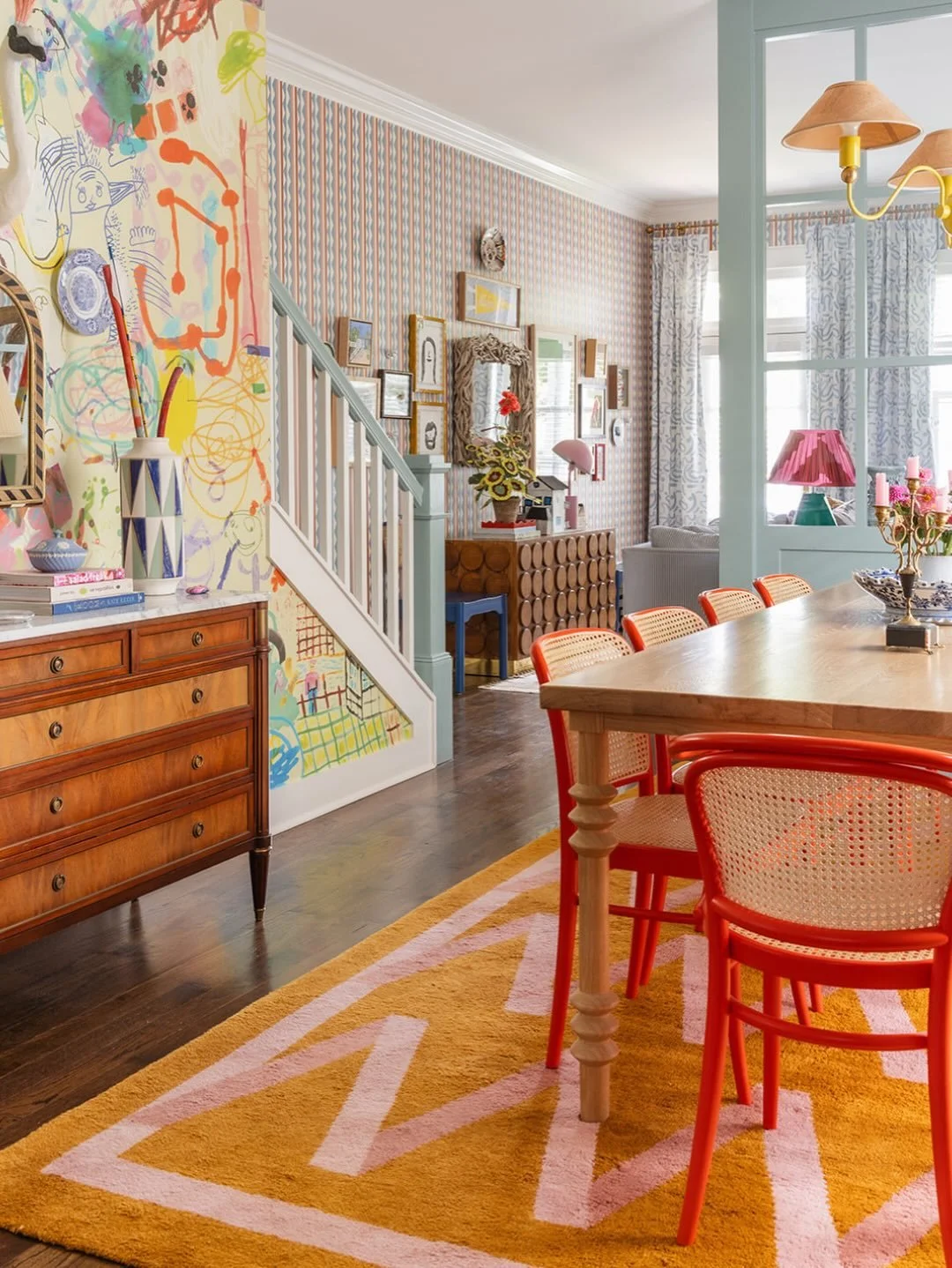 &ldquo;We&rsquo;re craving homes that tell our story and reflect our people, not the algorithm.&rdquo; &mdash; Me in a recent Architectural Digest Middle East feature on kids&rsquo; art in interiors. 
The piece is about kids&rsquo; art specifically, 