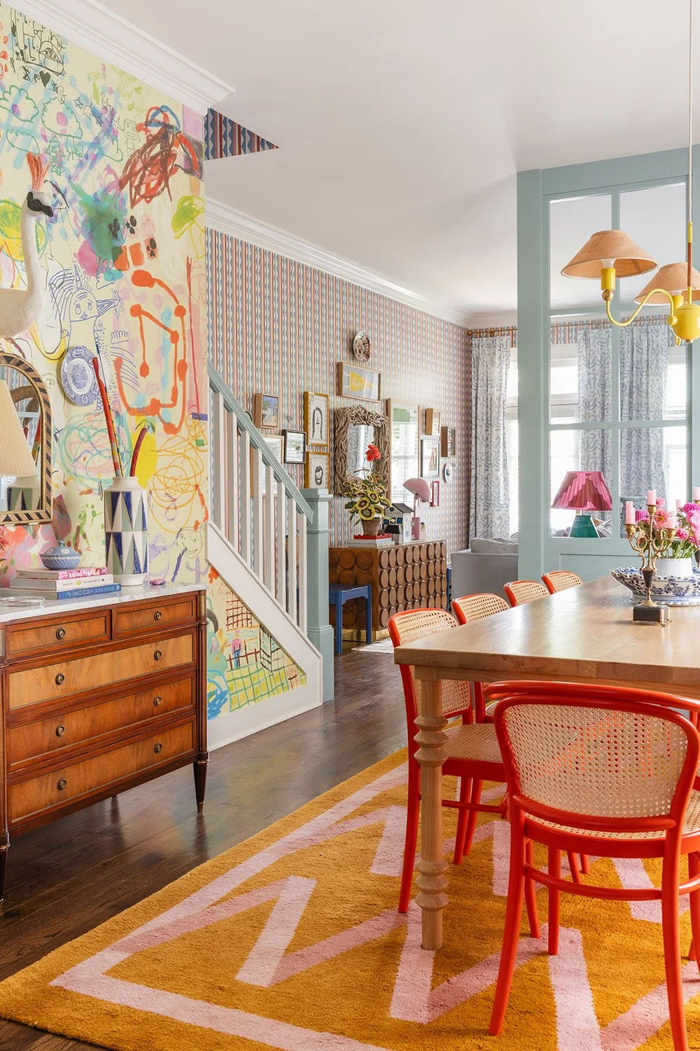 A Joyful, Art-Filled Family Home | Colorful, Family-Friendly Interior ...