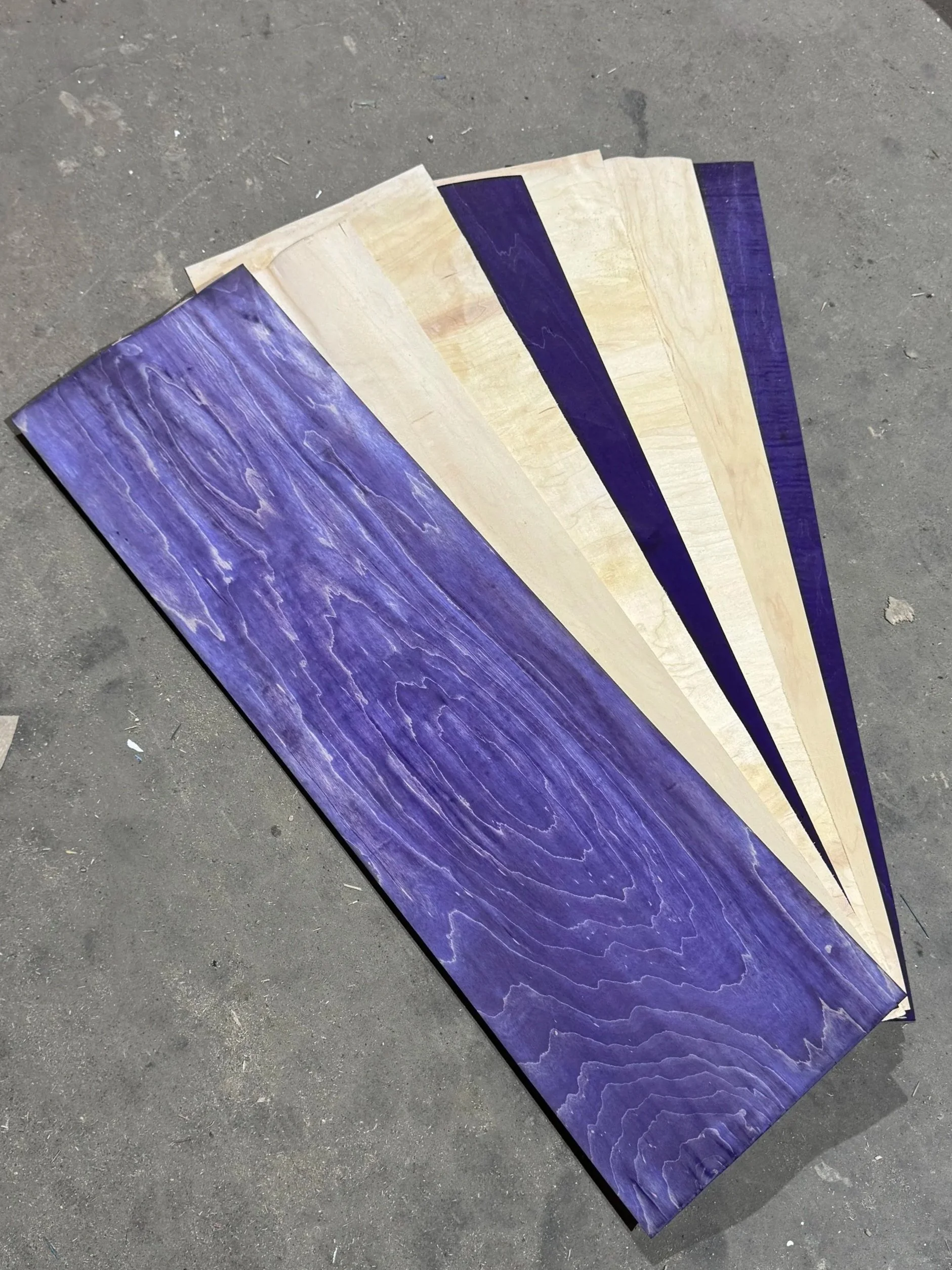 7 PLY VENEER PACK DYED 3 PLY
