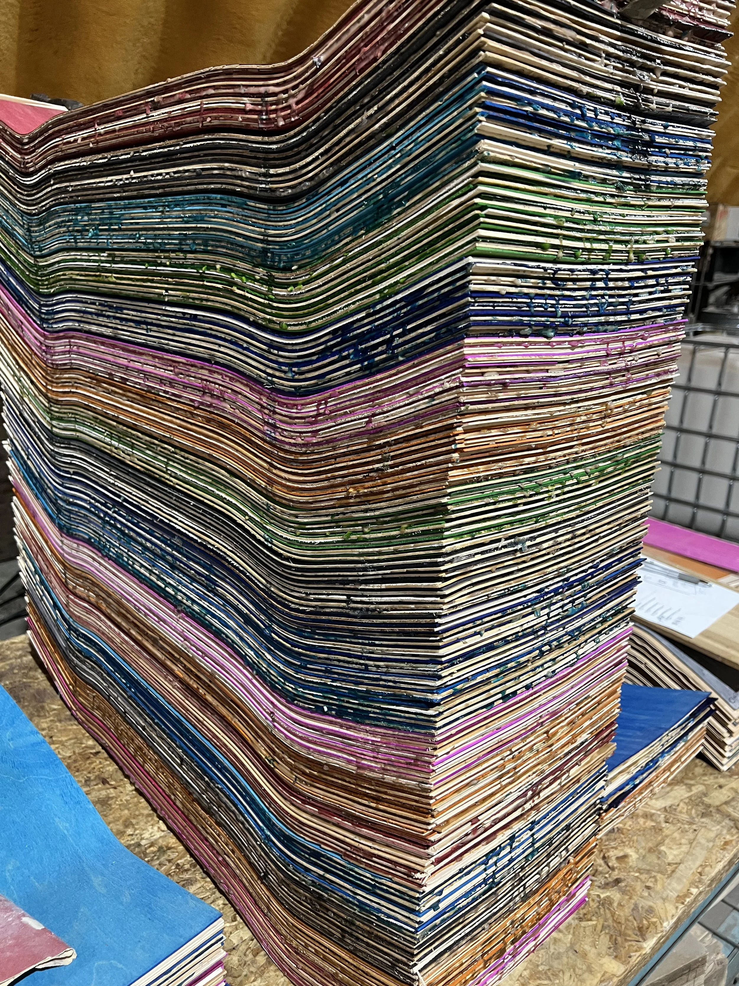 7 PLY UNCUT PLANK DYED