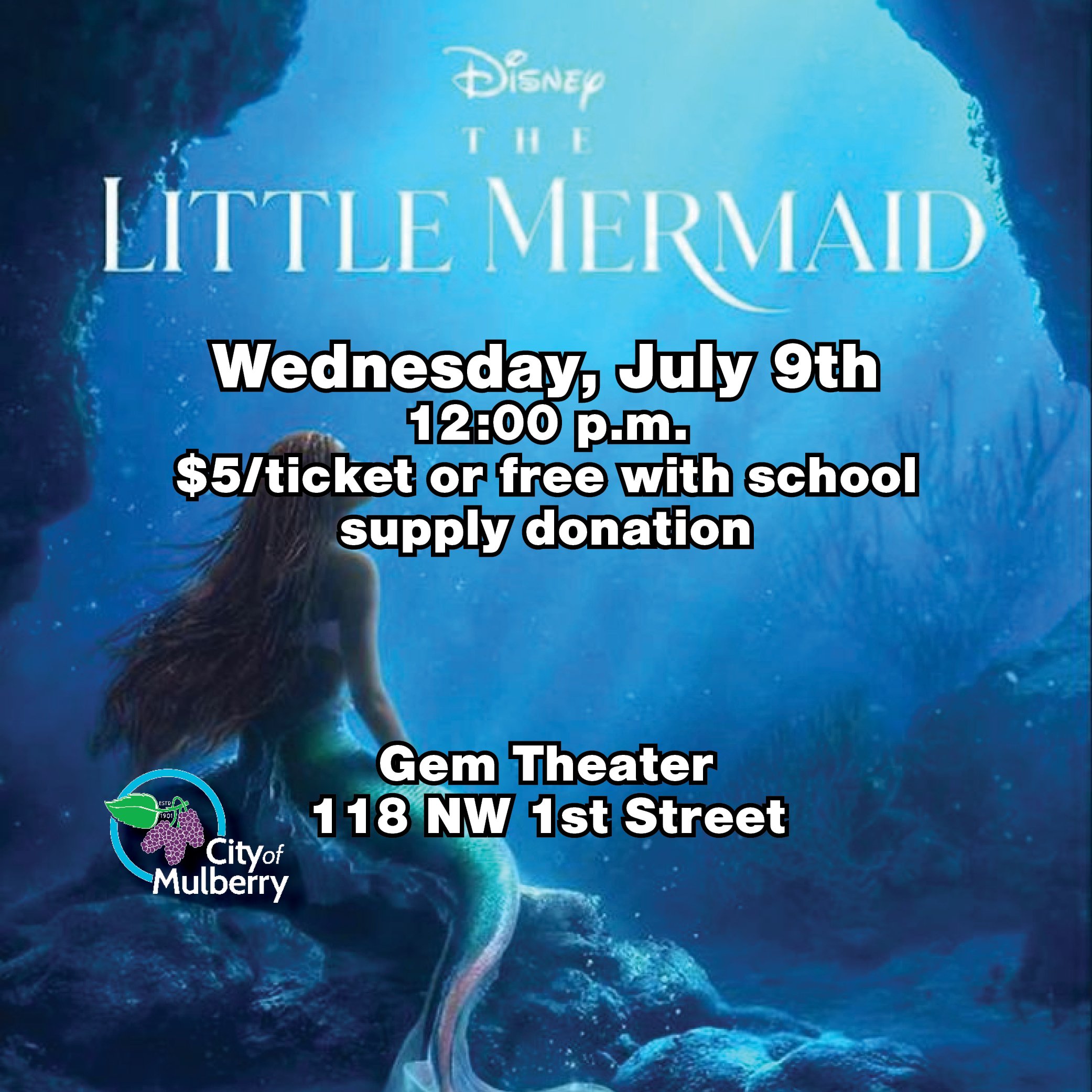 The Little Mermaid (2023) - 12pm