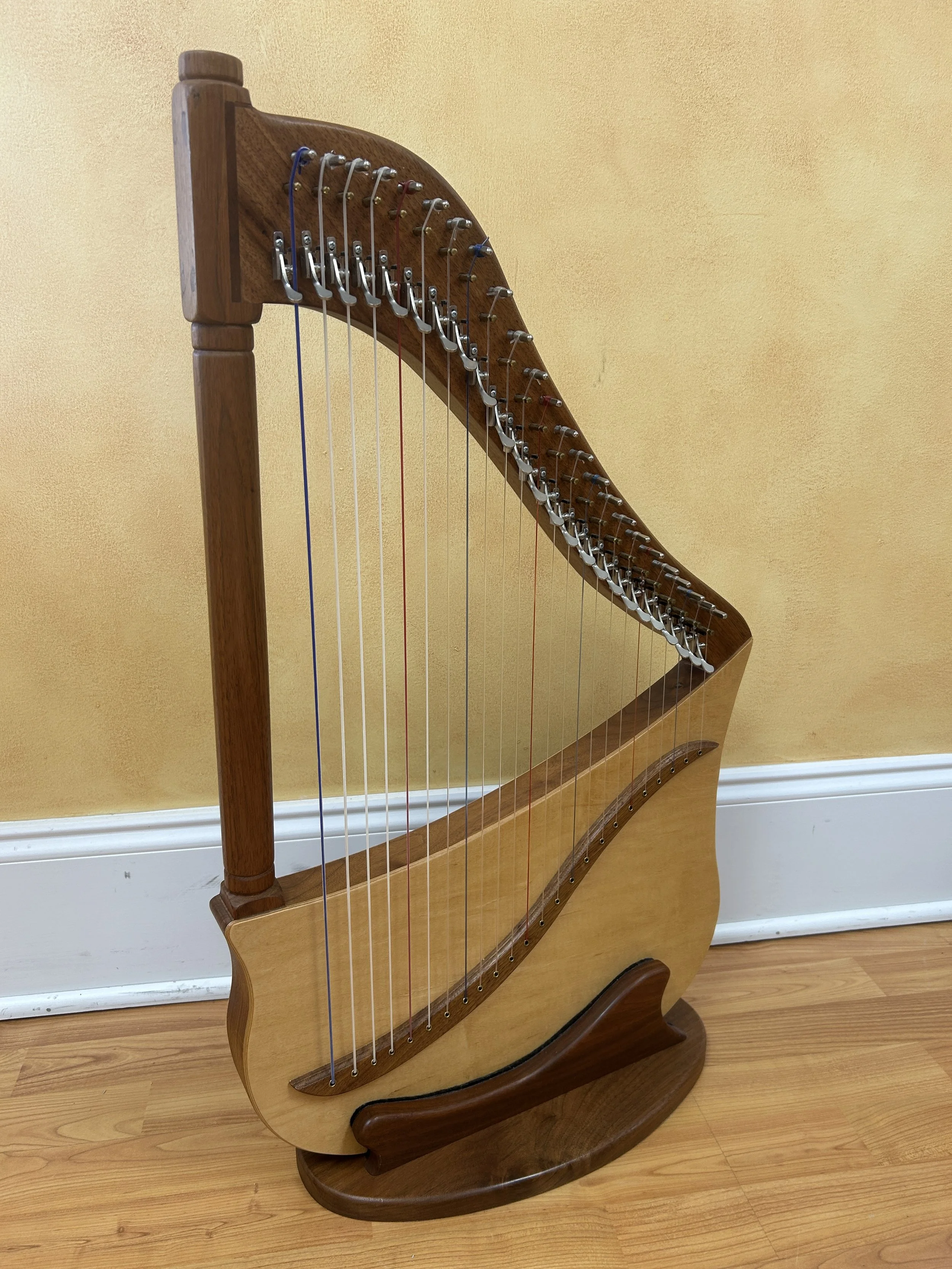 24 String Lute Harp by Marini Made Harps - Sold!