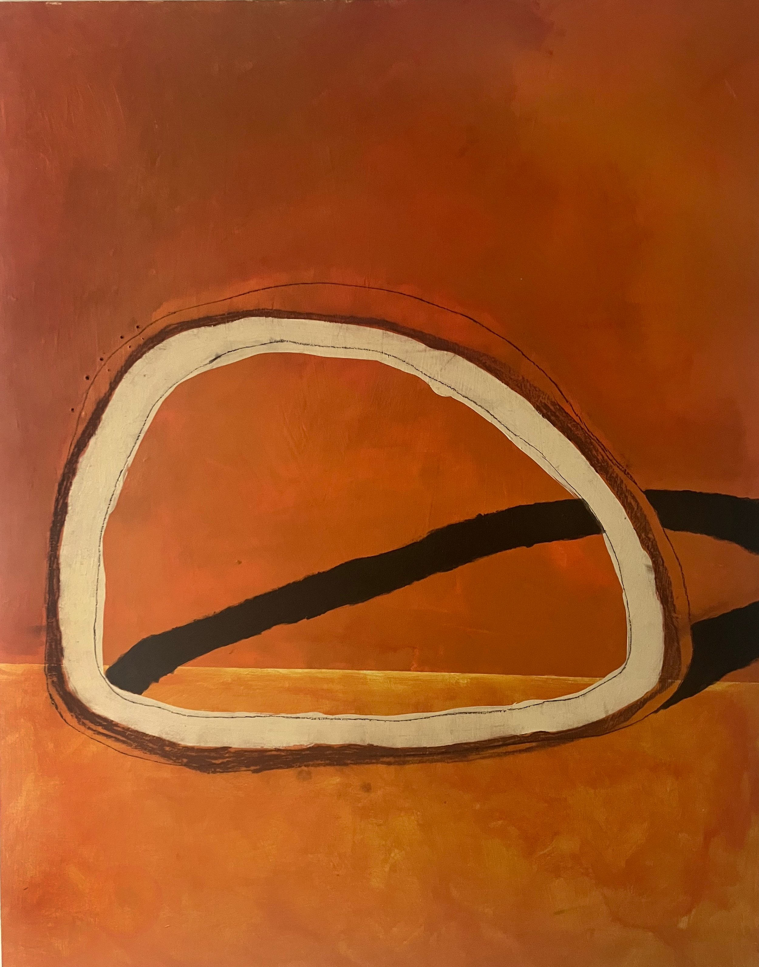 untitled. oil on wood panel. 24"x32". 2018