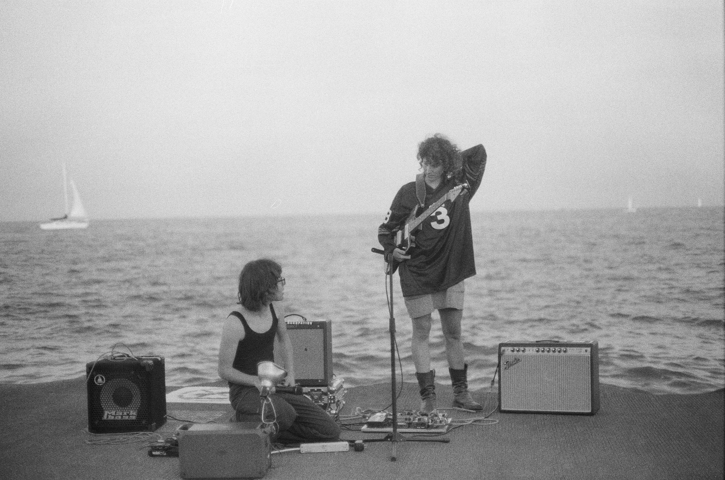 photo by sofia jensen. july 2025, the lake show, chicago il. me+eli