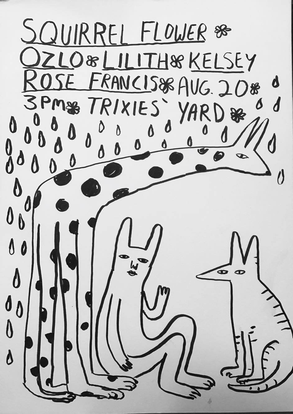 2017 squirrel flower/ozlo/lilith/kelsey rose francis @ trixie's yard