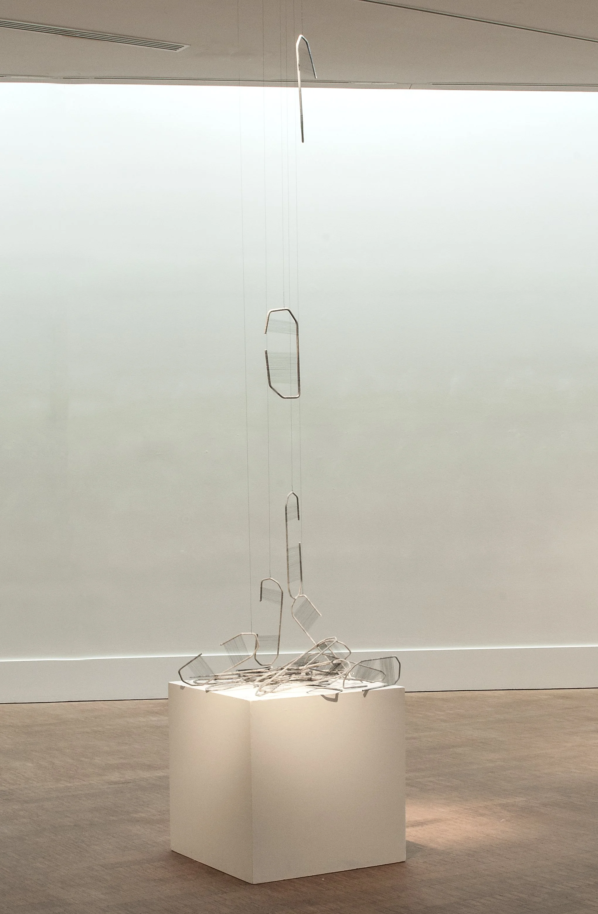 untitled. steel, wax, thread. 2018.