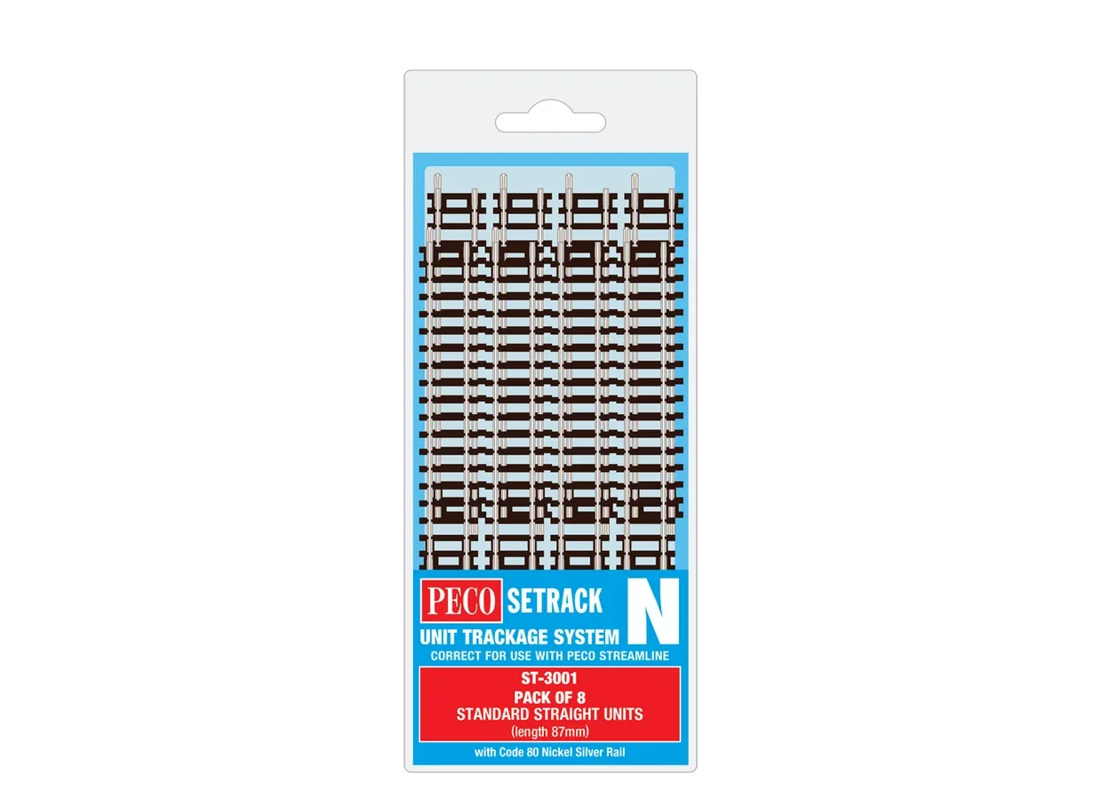 N Gauge ST-3001 Standard Straight Units