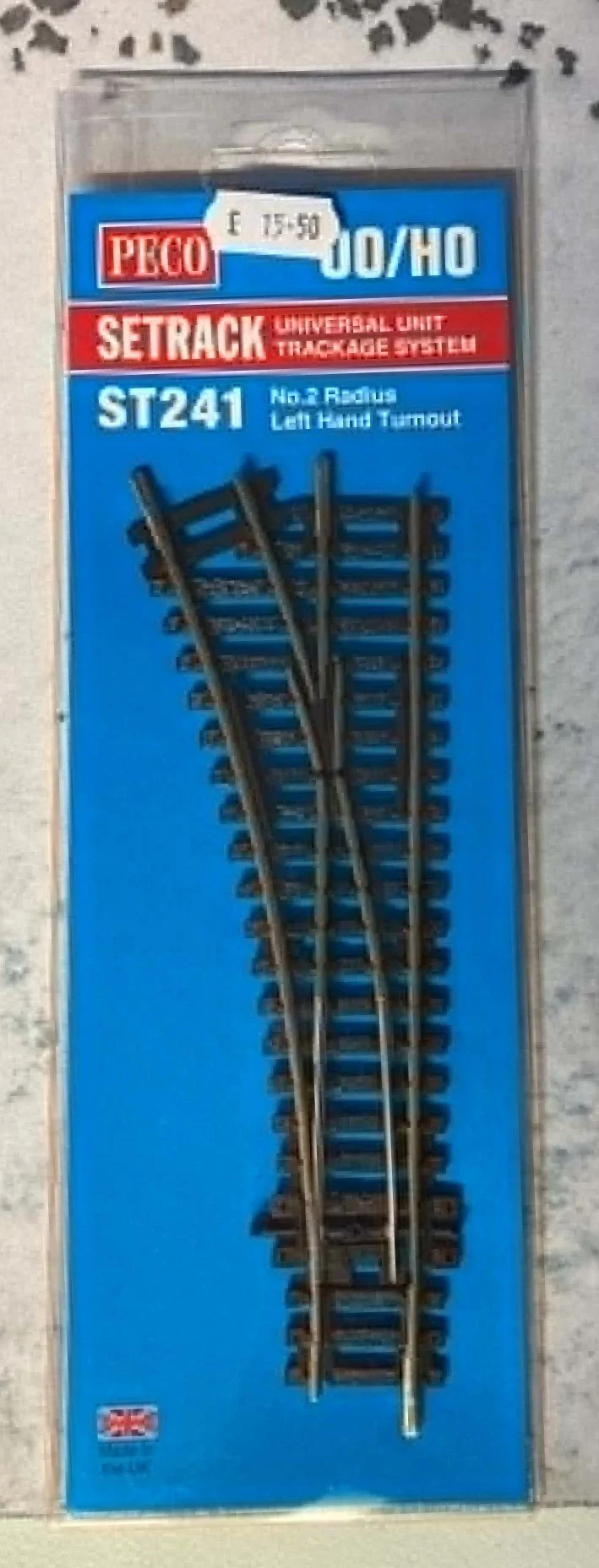 Peco OO ST-241 Set-track Left Hand point