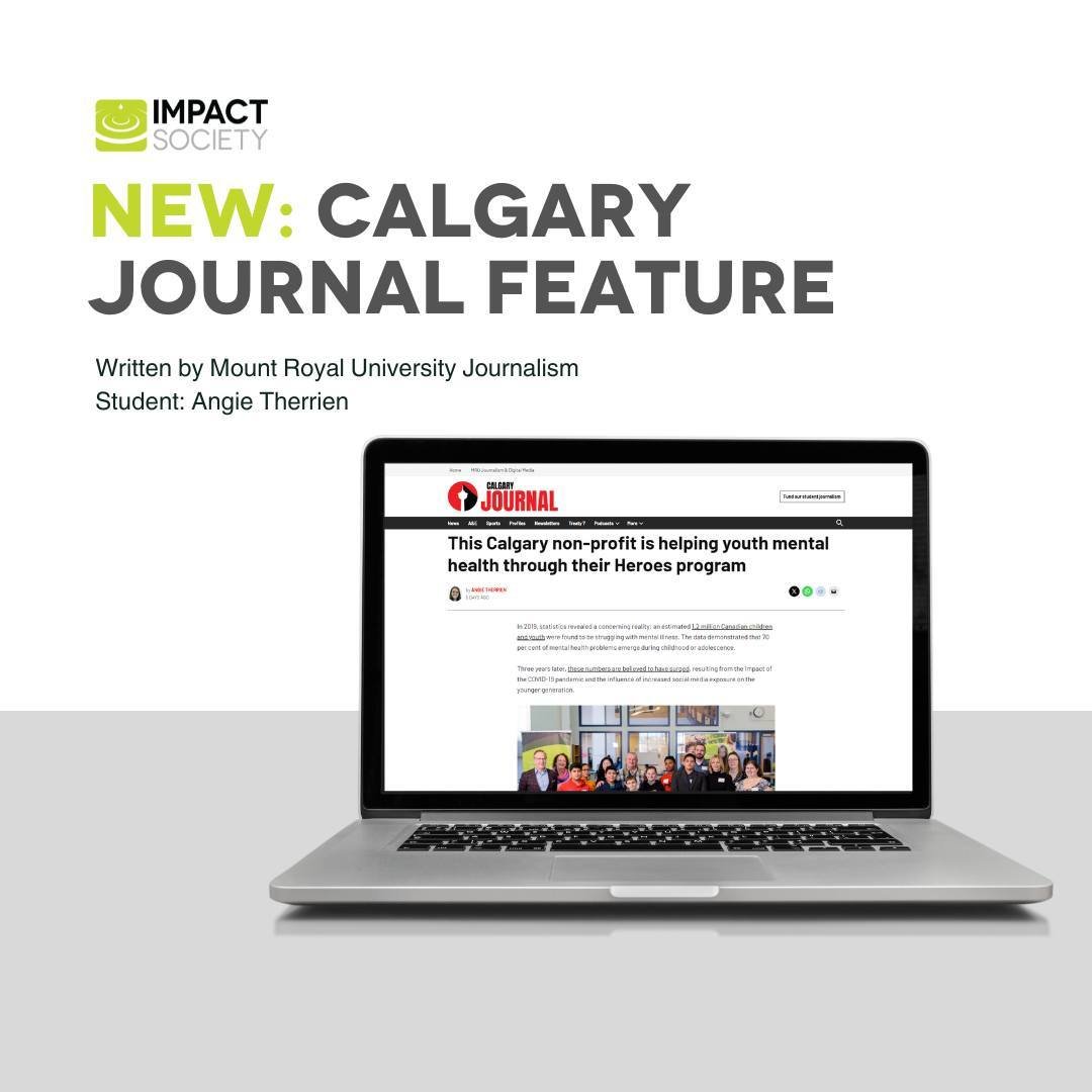 We are thrilled to be featured in the recent Calgary Journal article by the very talented Angie Therrien!⁠
⁠
Their dedication to authentic storytelling and amplifying diverse voices shines through in this piece highlighting Impact Society's Heroes pr