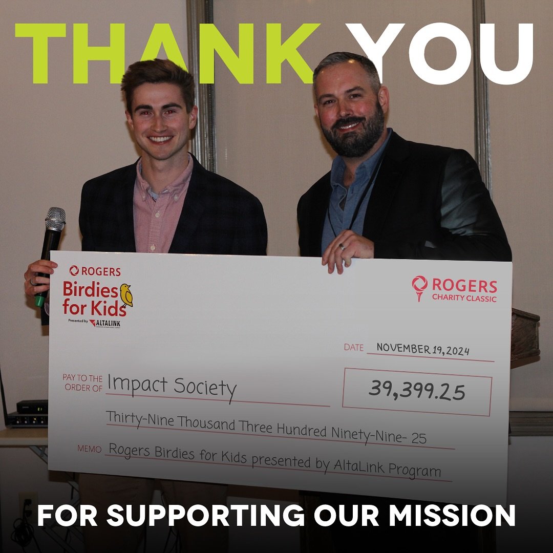 We would like to say a heartfelt thank you to Rogers Birdies for Kids presented by AltaLink for their ongoing support and incredible generosity to the community. Throughout their efforts, this initiative has raised over $112 MILLION spanning 290+ chi