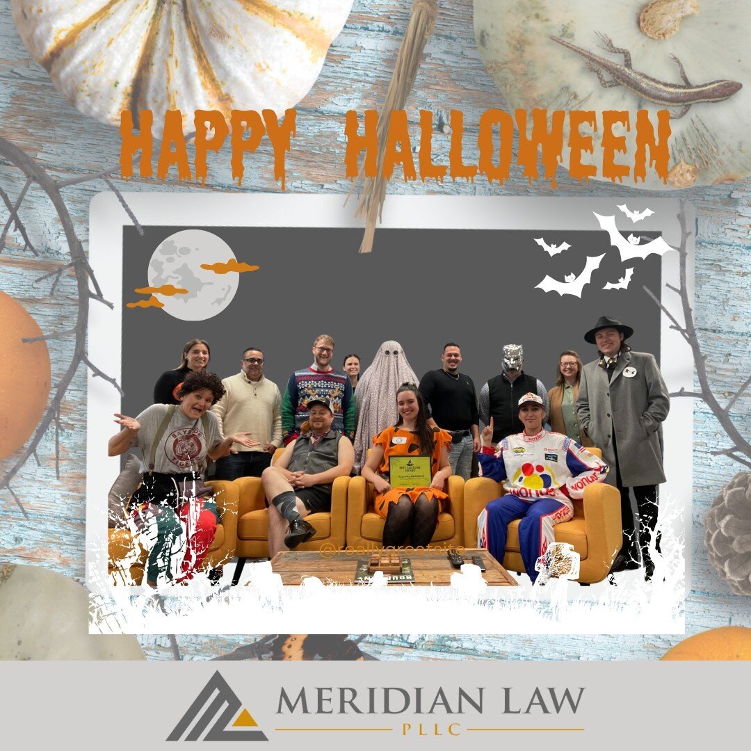 Meridian Law wishes everyone a spooktacular day filled with tricks, treats, and legal expertise. Remember, treating yourself to professional guidance regarding legal matters is always best. Stay safe, stay spooky, and don't hesitate to reach out if y