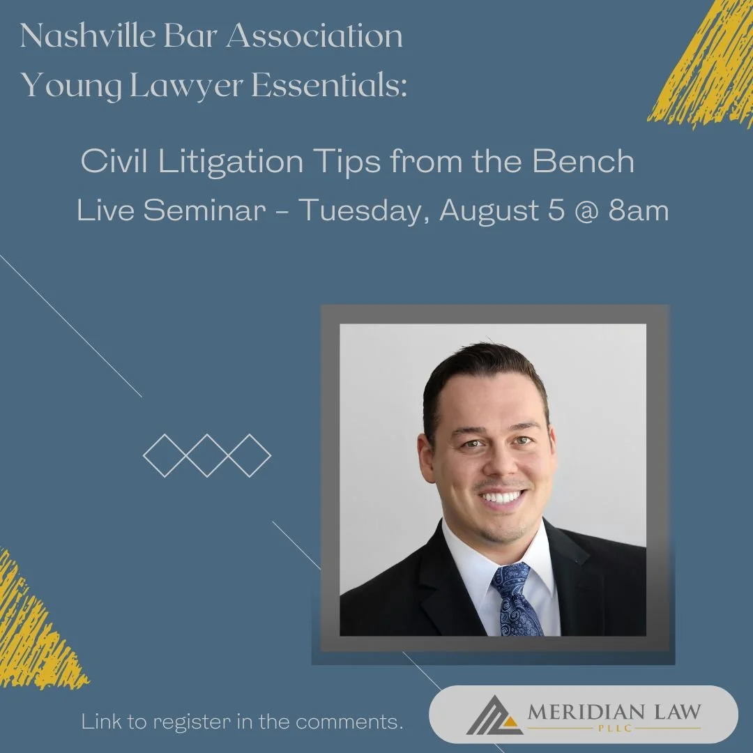 Join Colton Adams as he co-moderates a Q&amp;A style conversation with Chancellor Moskal and Judge Ingram on courtroom advocacy, motion practice, professional etiquette, and tips for effective advocacy in Circuit and Chancery Court.
 
This CLE progra
