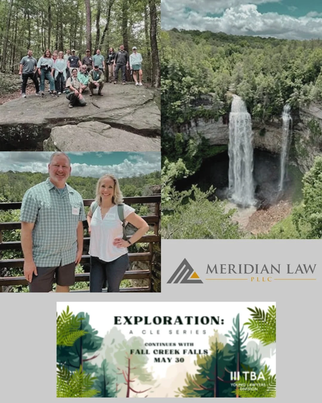 Last weekend Tom Shumate co-presented the second CLE in a series of the TBA Young Lawyers Division's Exploration Series at Fall Creek Falls State Park. The event focused on professional development, networking, and outdoor adventure including a range