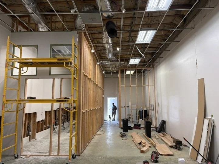 Installing the raw framing