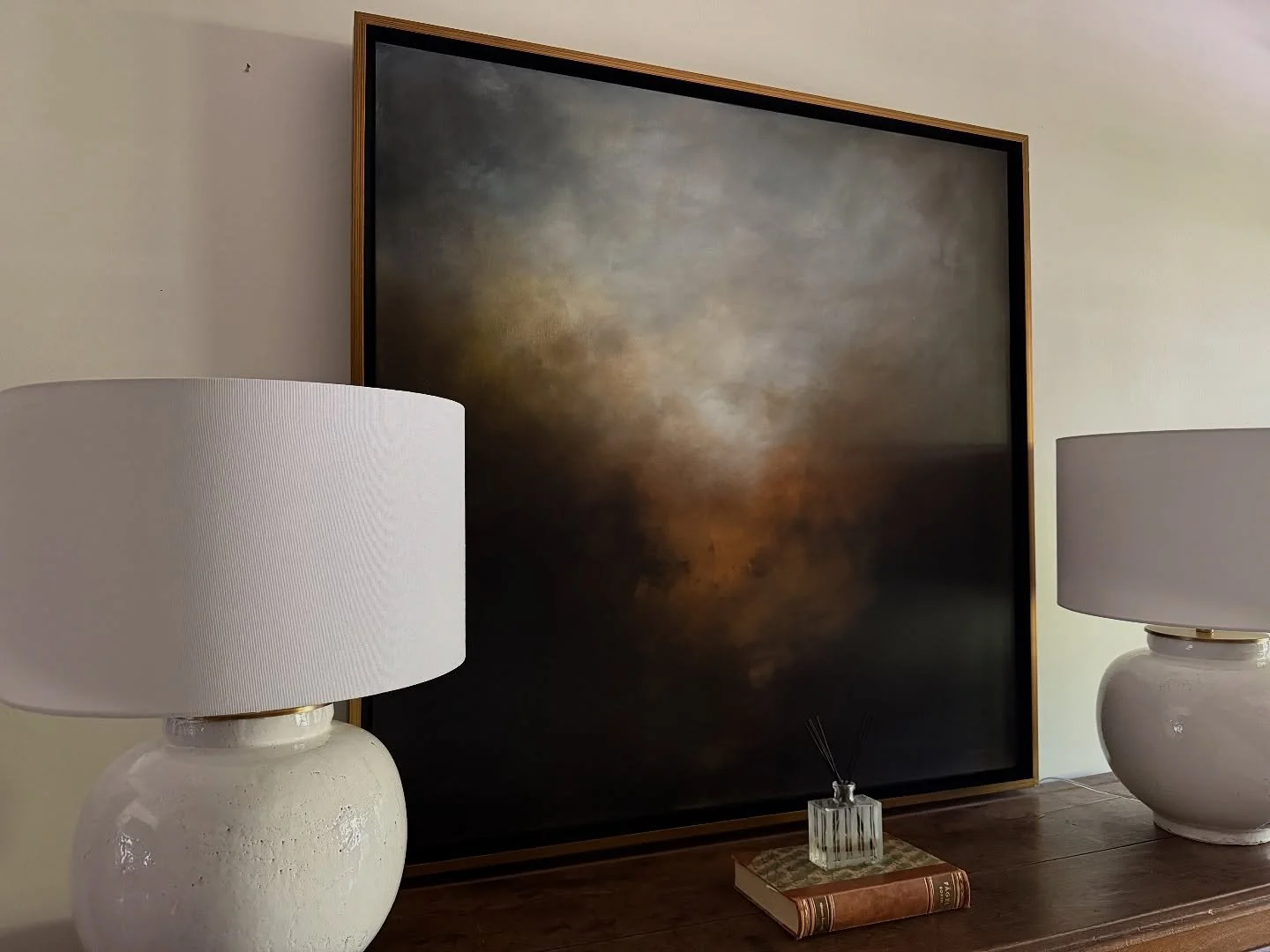 WHAT LIES AHEAD 

This moody 48&rdquo; x 48&rdquo; is now in its beautiful new home in Florence, AL. She&rsquo;s the first thing you notice as you walk through the front door, and she wows! 

I got totally lost in painting this piece, and processed s