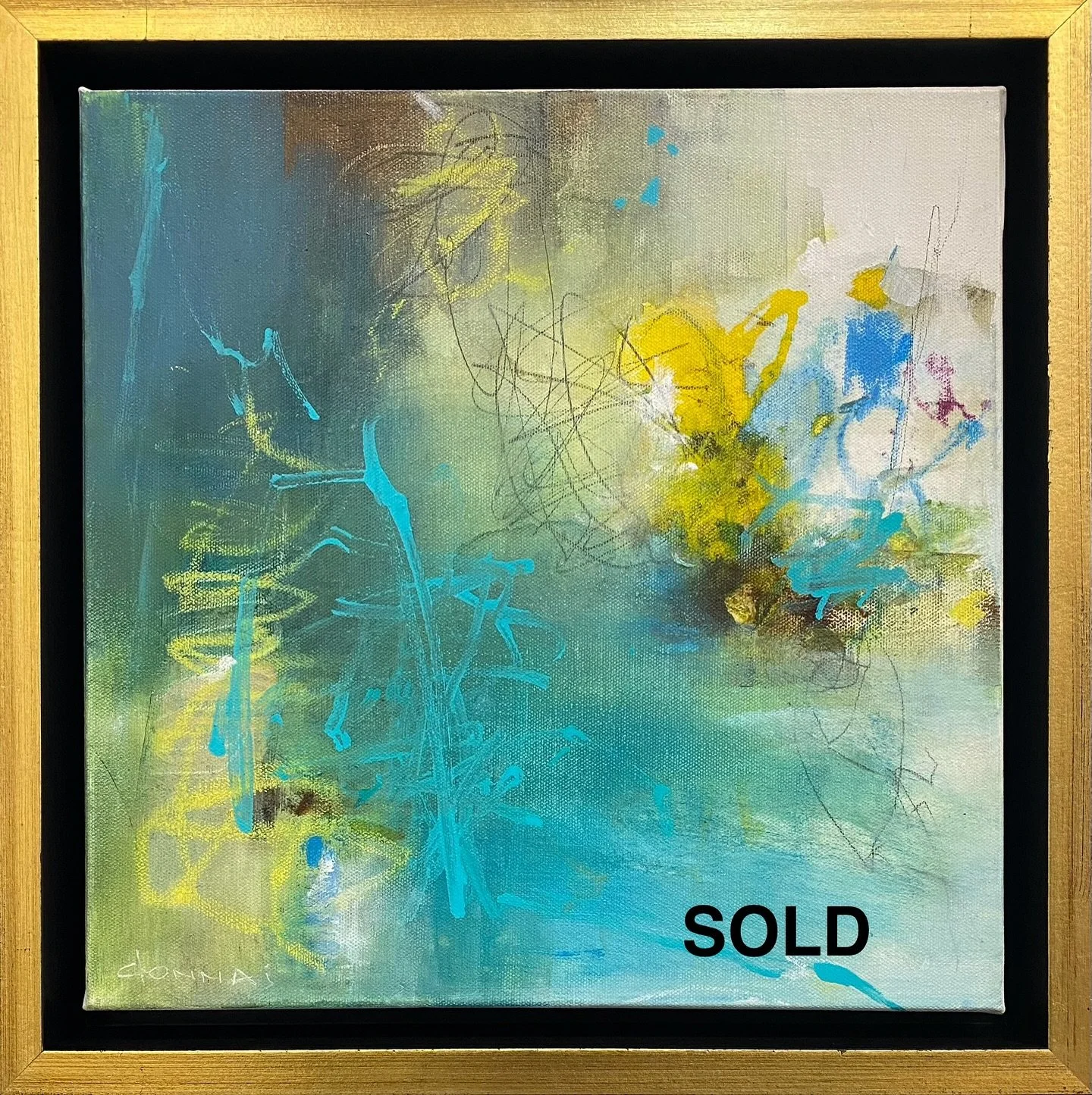 FINDING COMMON GROUND is now sold and in its new home. It is the missing piece to a lovely grouping, and hangs above its sibling, a painting of mine purchased a while ago. I love when things come together as they should. A huge thanks goes to the new