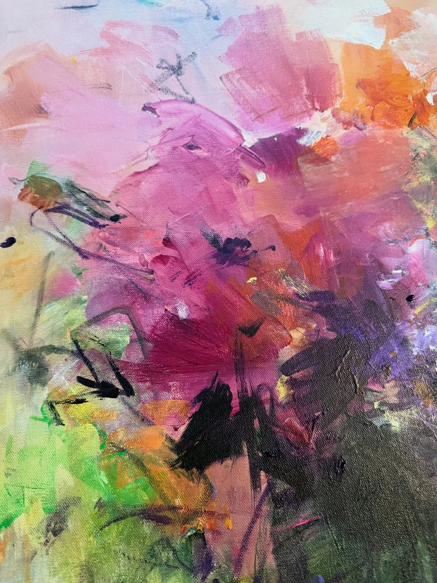 And so it begins&hellip;..and continues. Moving through grief is hard. I&rsquo;m so thankful I have my art practice&hellip;..to hold me, to carry me, to lead me, and to comfort me.

It&rsquo;s been difficult to get back into painting. I wanted to be 