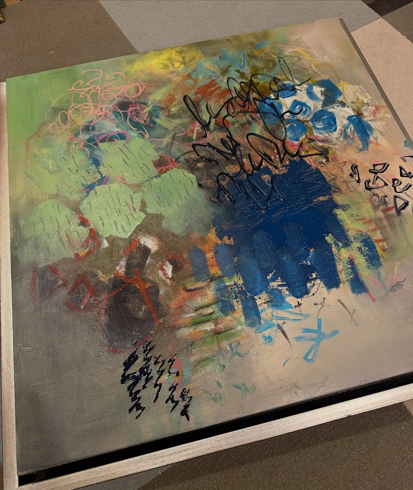 Recently, I&rsquo;ve had very little time to paint. Yesterday, I craved painting. So, I opted to carve out an hour of my day to be creative. This piece had already gone in a few different directions, so the last time I had given it attention, I made 