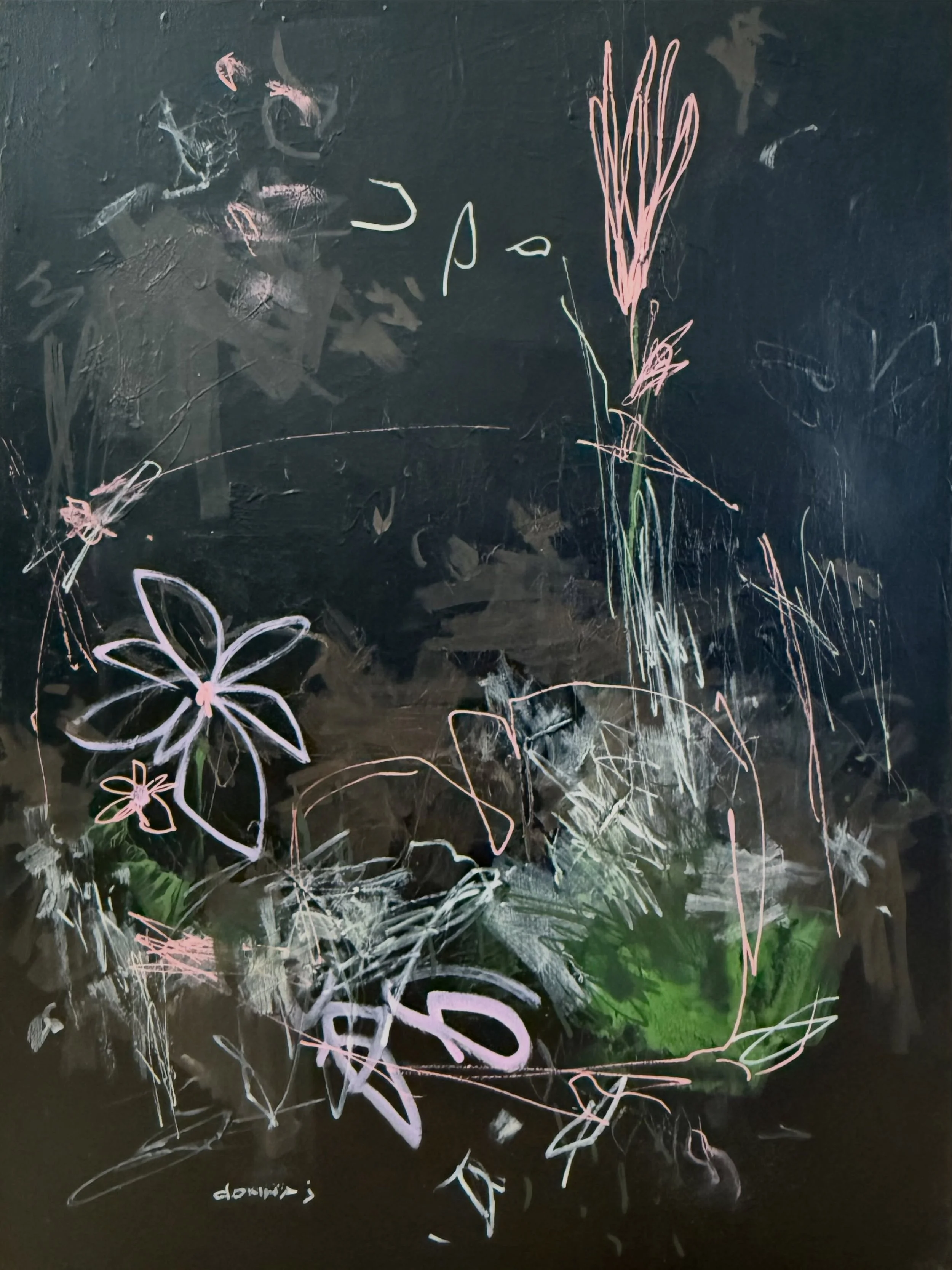 I&rsquo;m excited to share that FLOWER POWER has found a new home. Each piece I create holds a little piece of my heart and that is true for this painting. I believe this one holds a wee bit larger piece as I took a risk with my marks and it paid off