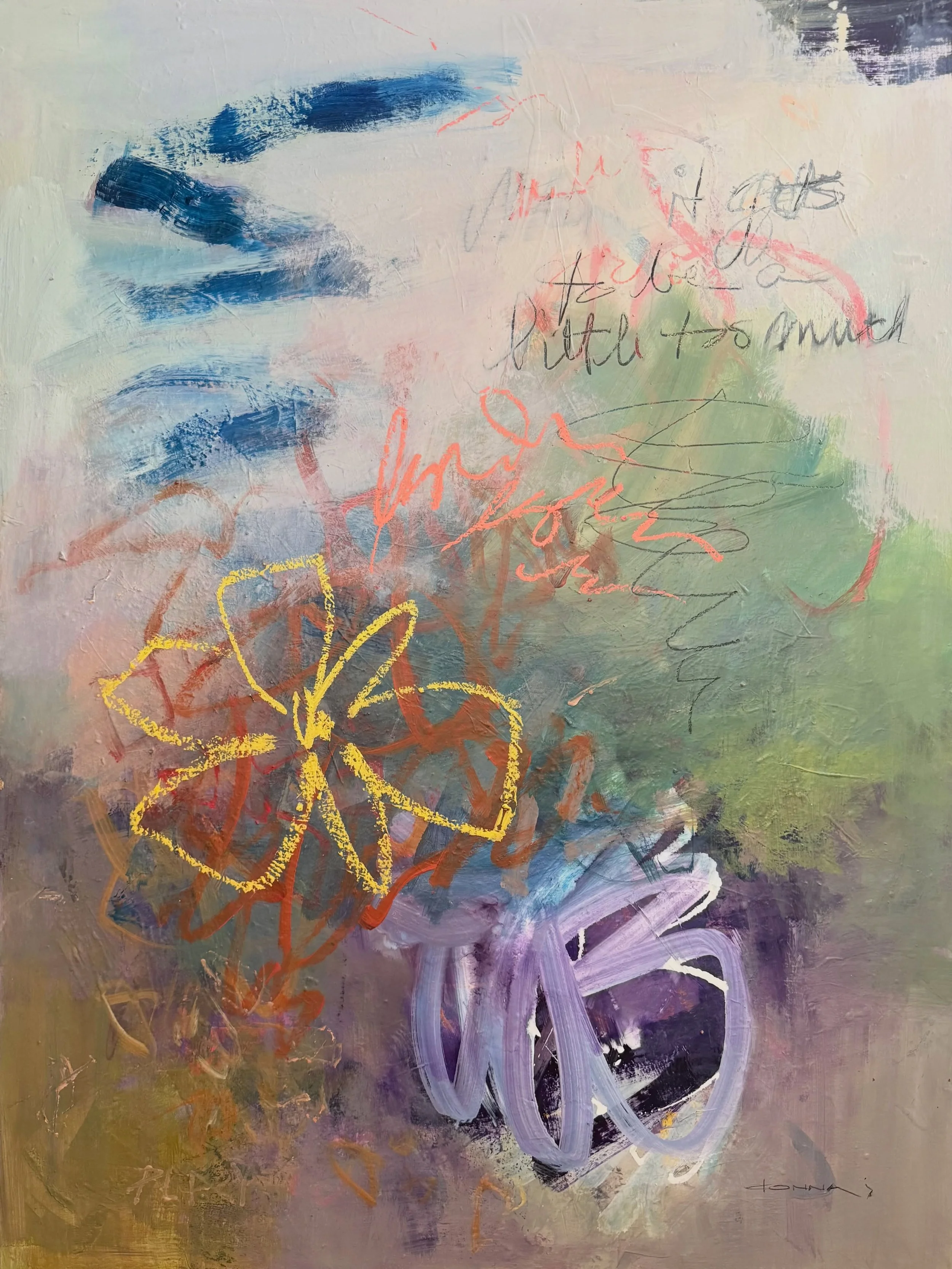 A DAY FULL OF JOY

This painting is headed to the Brentwood Library in Brentwood, Tn for a group exhibit with the Contemporary Collective of Nashville. The exhibit will run through the end of September. I&rsquo;ll have this one and two small ones in 