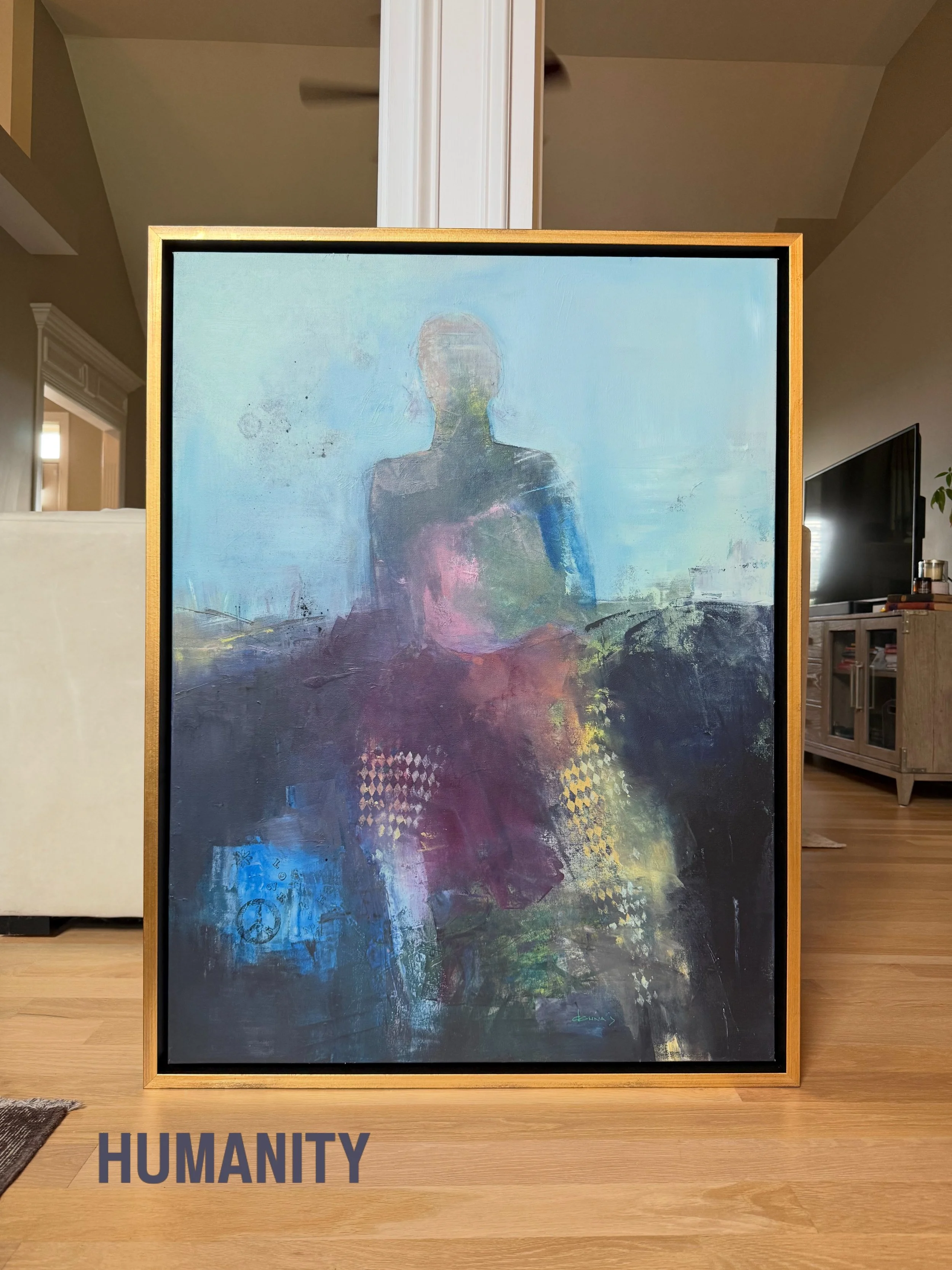 Hello all! I am absolutely thrilled to share that this special painting is sold! This one will forever hold a special place in my heart. It was created specifically for the recent pARTisan show at David Lusk Gallery in Nashville. To know someone conn