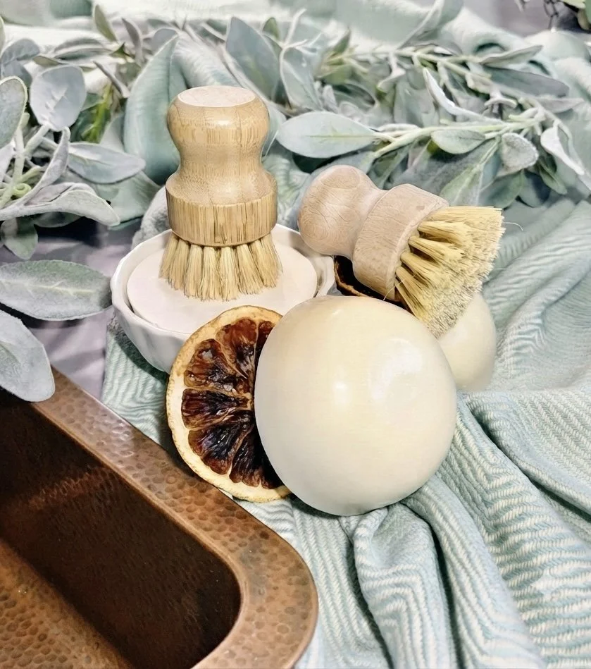 Handmade Solid Dish Soap Bar - Zero Waste & Plastic Free
