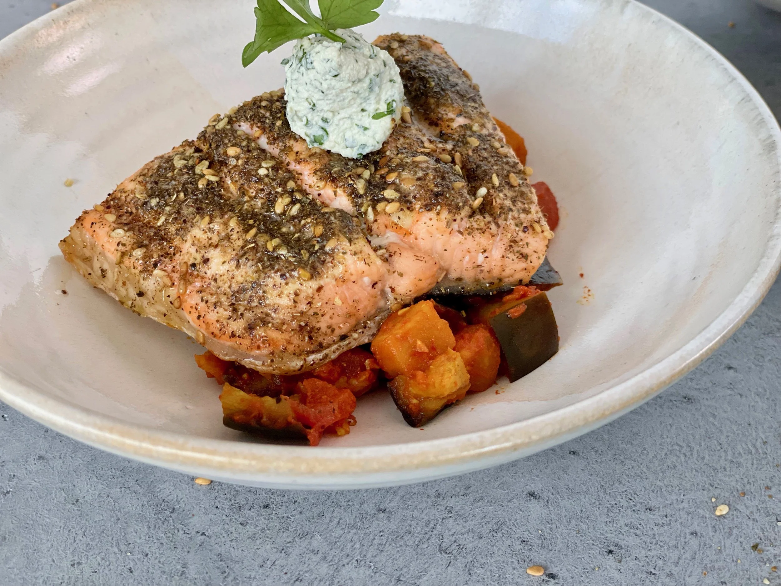 Za’atar AirFried Salmon — LUSI A NEW WAY TO WELL