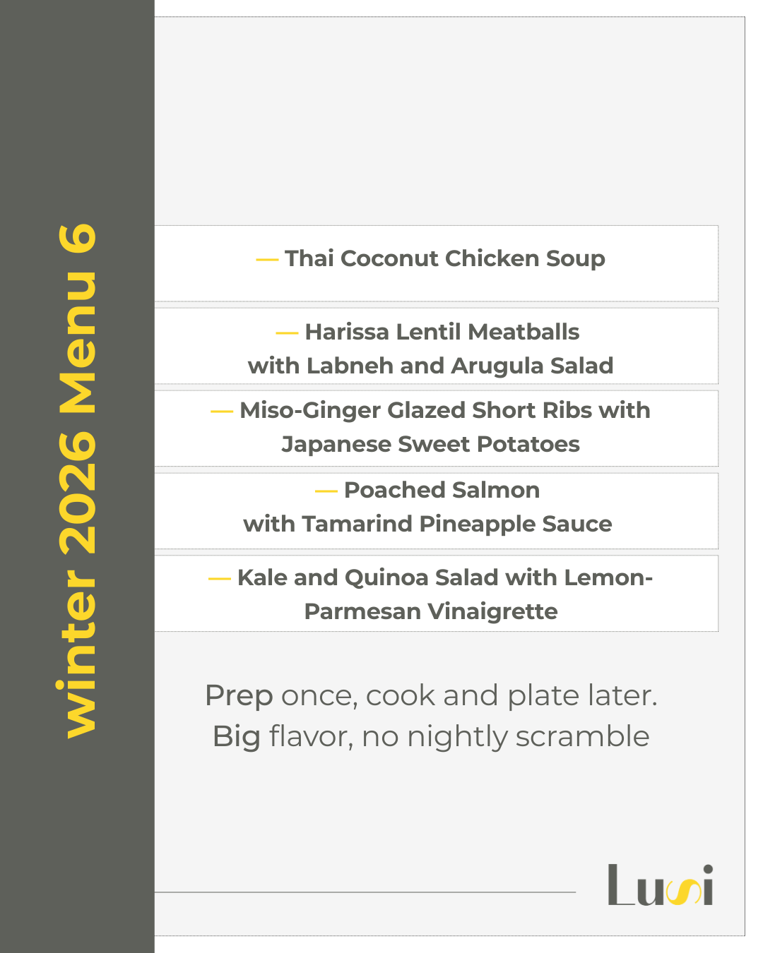 WINTER 2026 MENU SEVEN