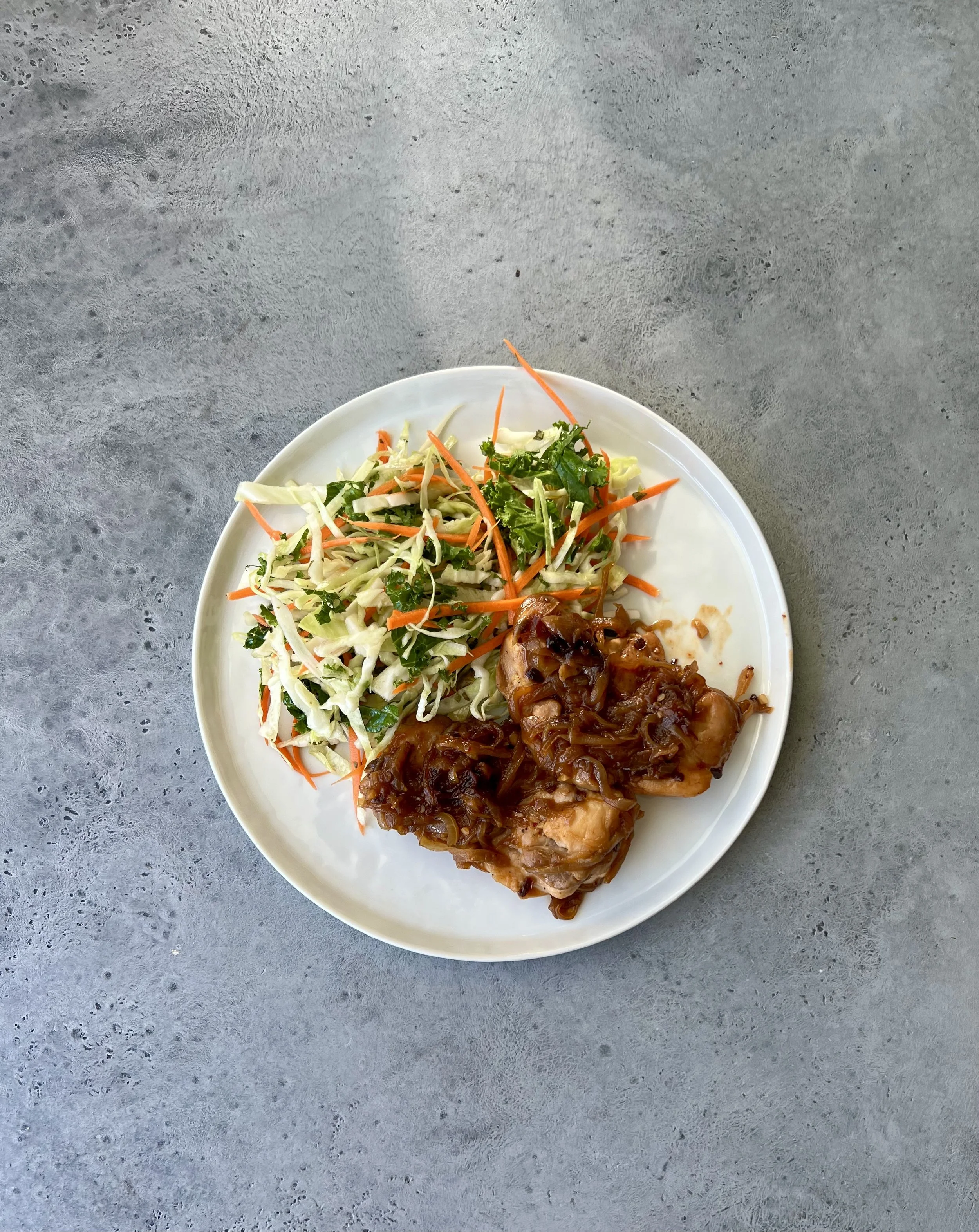 Caramelized Chipotle Chicken with Lime-Cilantro Slaw