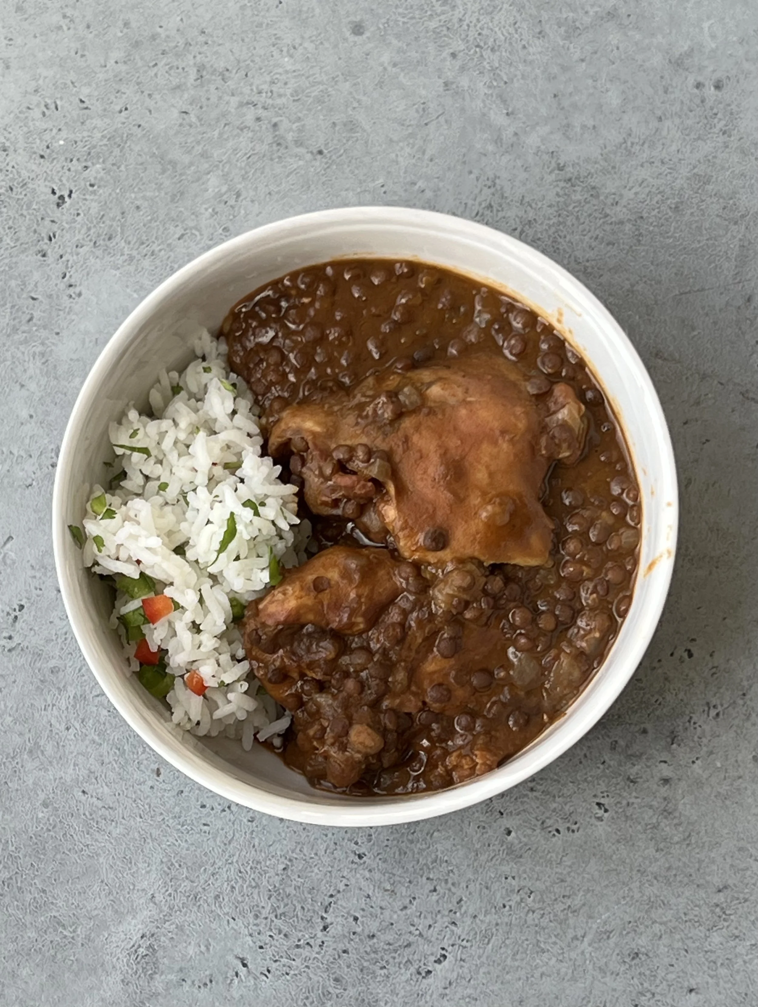 Ethiopian-Spiced Chicken and Lentils