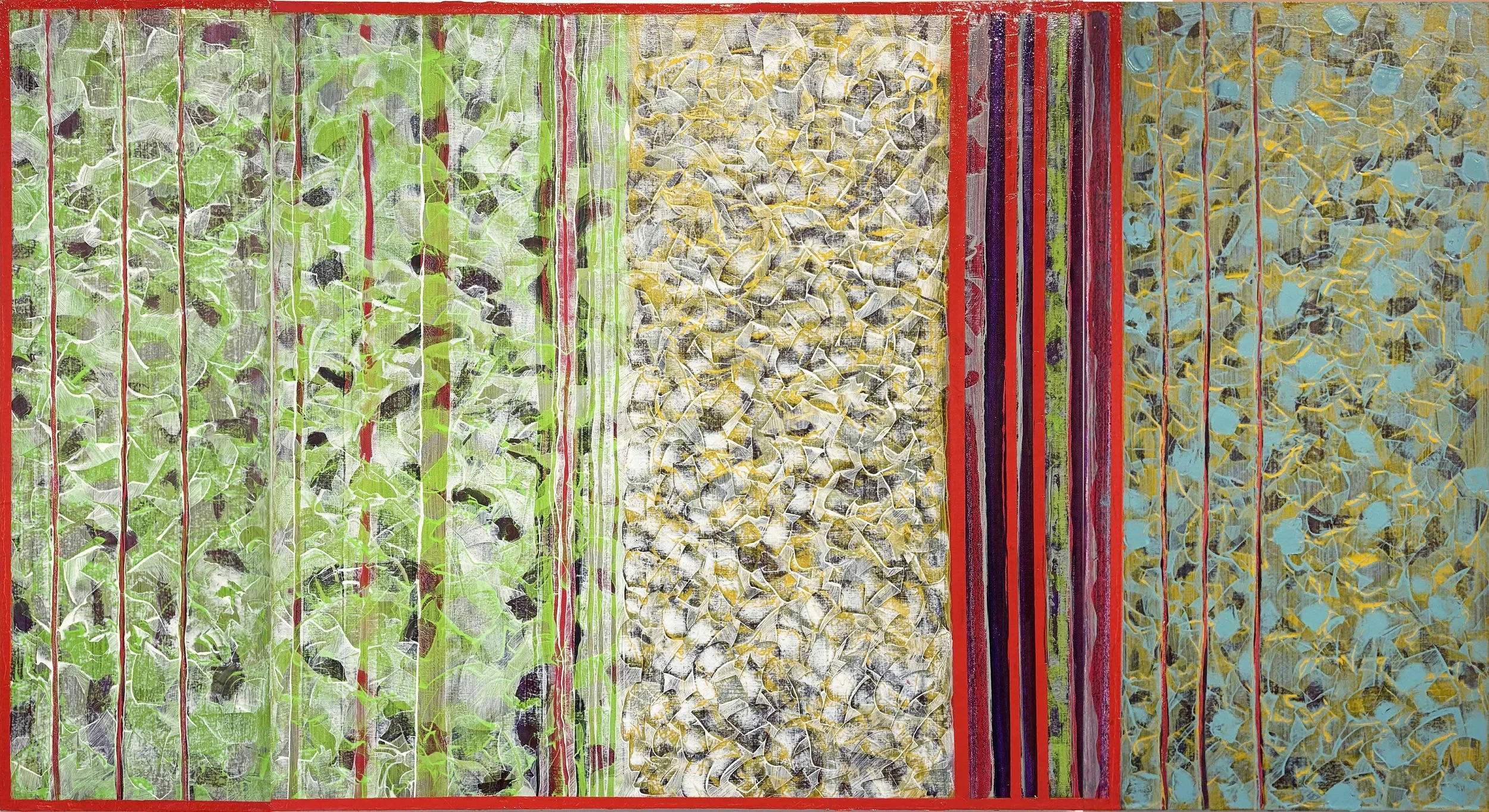SUMMER SERIES 2025 36”h x 60”w x 1.5”d Oil on canvas 2025.031