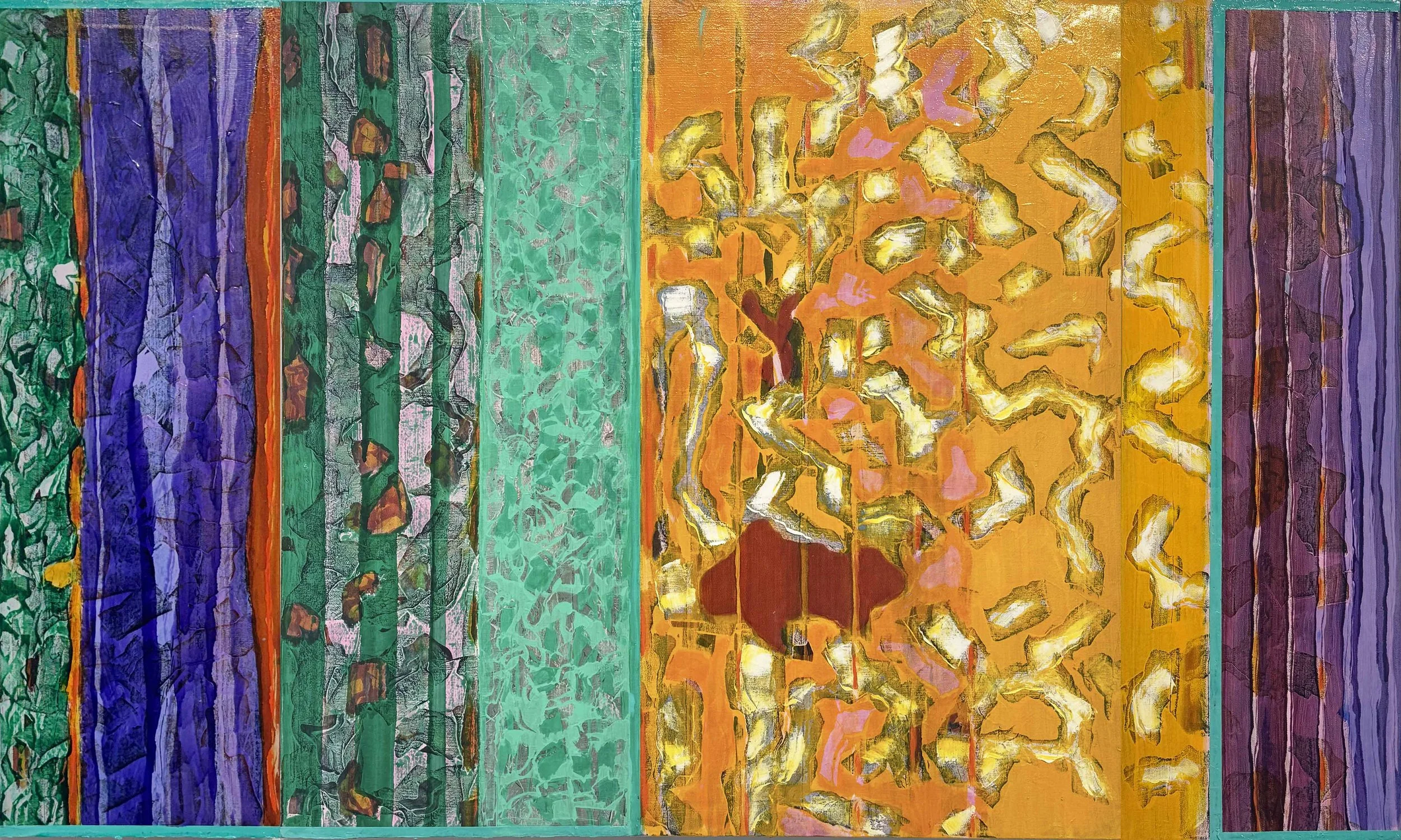 Summer Series 2025 36”h x 60”w x 1.5”d Oil on canvsa 2025.033