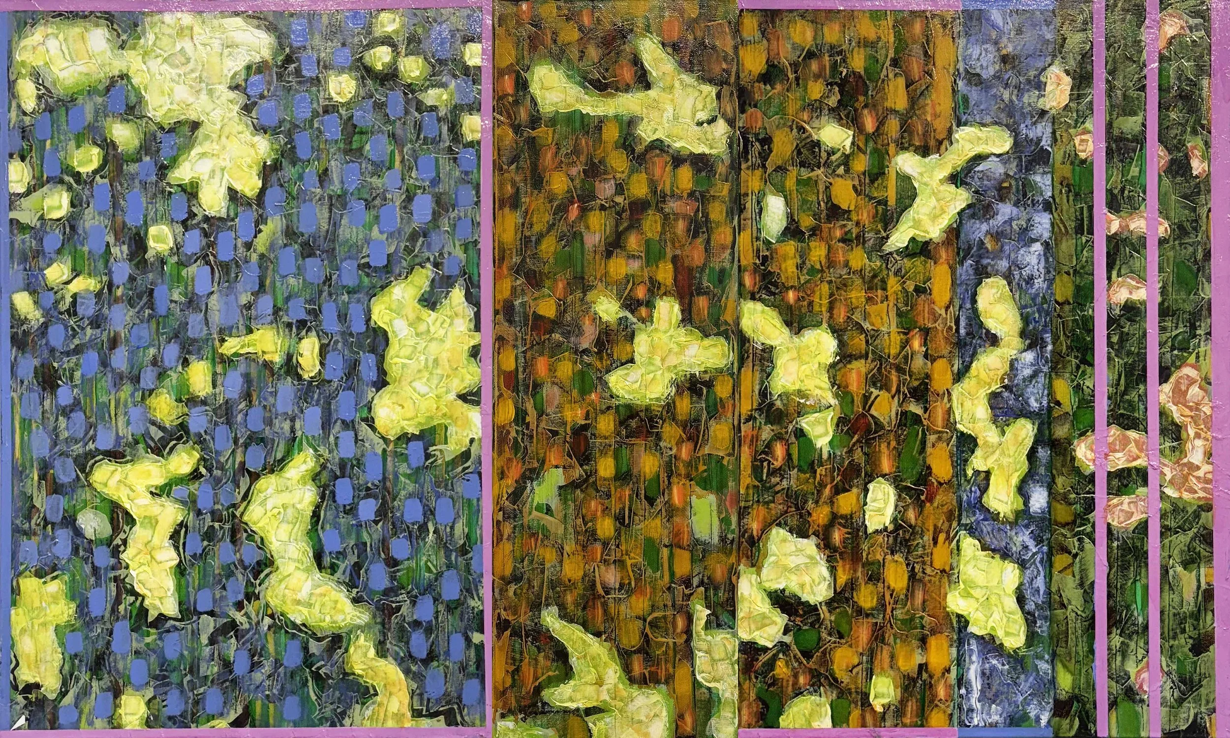 Summer Series 2025 36”h x 60”w x 1.5”d Oil on canvsa 2025.036