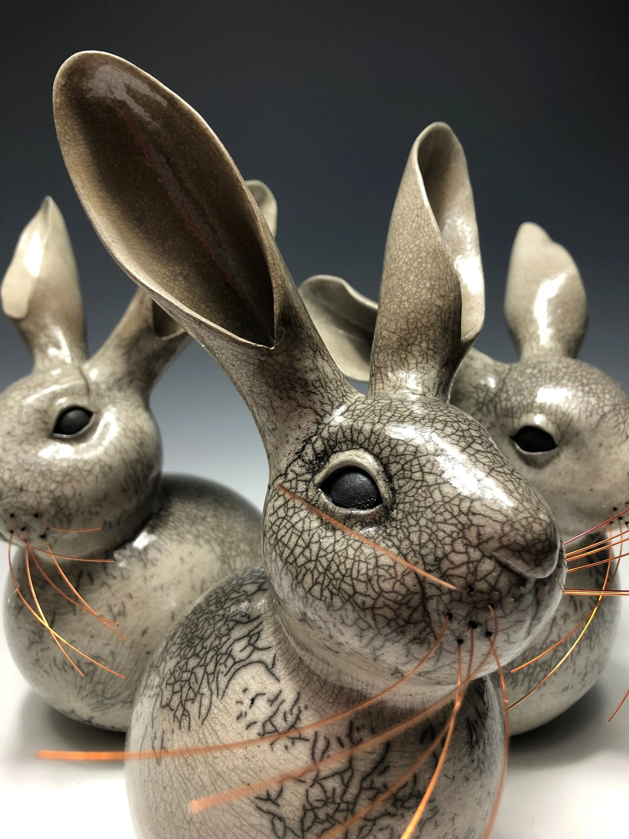 Bunnies with Copper Whiskers (SOLD)
Limited Edition Christmas Collection
Sizes and Shape Vary
