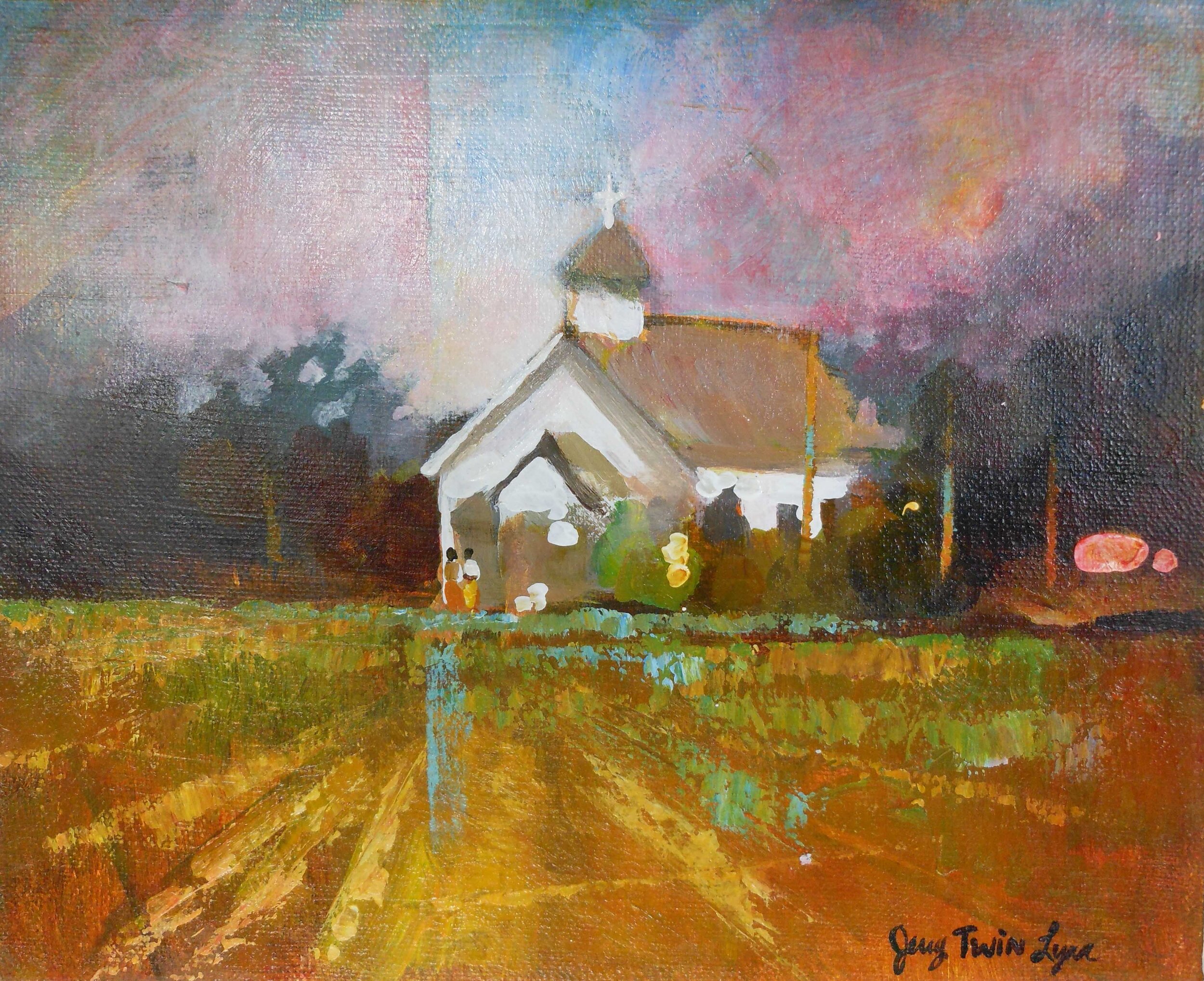 SEEING THE LIGHT
Mixed Media on Canvas
8" x 10" (SOLD)