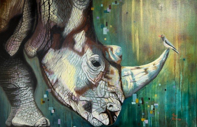 BELLA IN THE SHADE
Acrylic on Canvas
24" x 36"