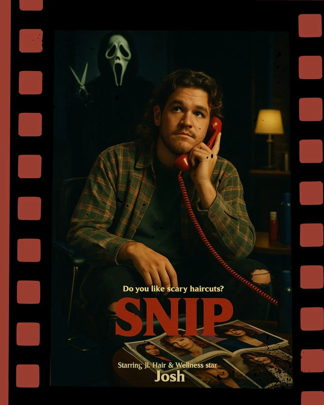 We couldn&rsquo;t resist jumping on the #ghostface trend, with a JL twist of course! 😉👻

SNIP... Coming to a salon near you this Halloween 😂🎬💀

.
.
.

#ghostfacetrend #ai #aiartwork #halloween #scream #halloweenmovie #hairsalon #scarymovie #90sm