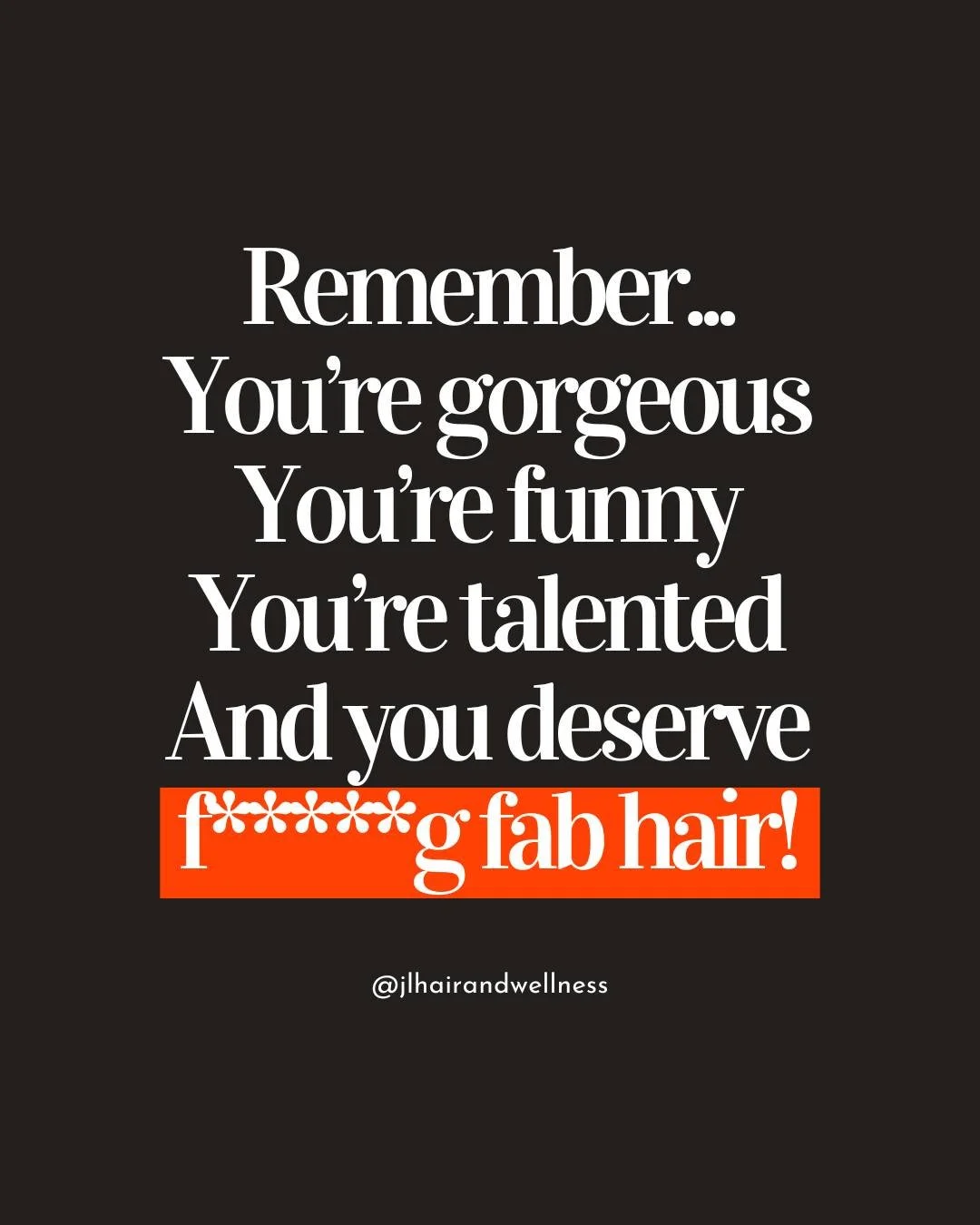 Just a friendly reminder in case you forgot&hellip; 💅 (read that last line again 😉)

Book your f*****g fab hair appointment!
📞 01903 205721
📍High St, Worthing

.
.
.

#worthing #westsussex #sussex #hair #hairsalon #hairdresser #hairstyle #hairins