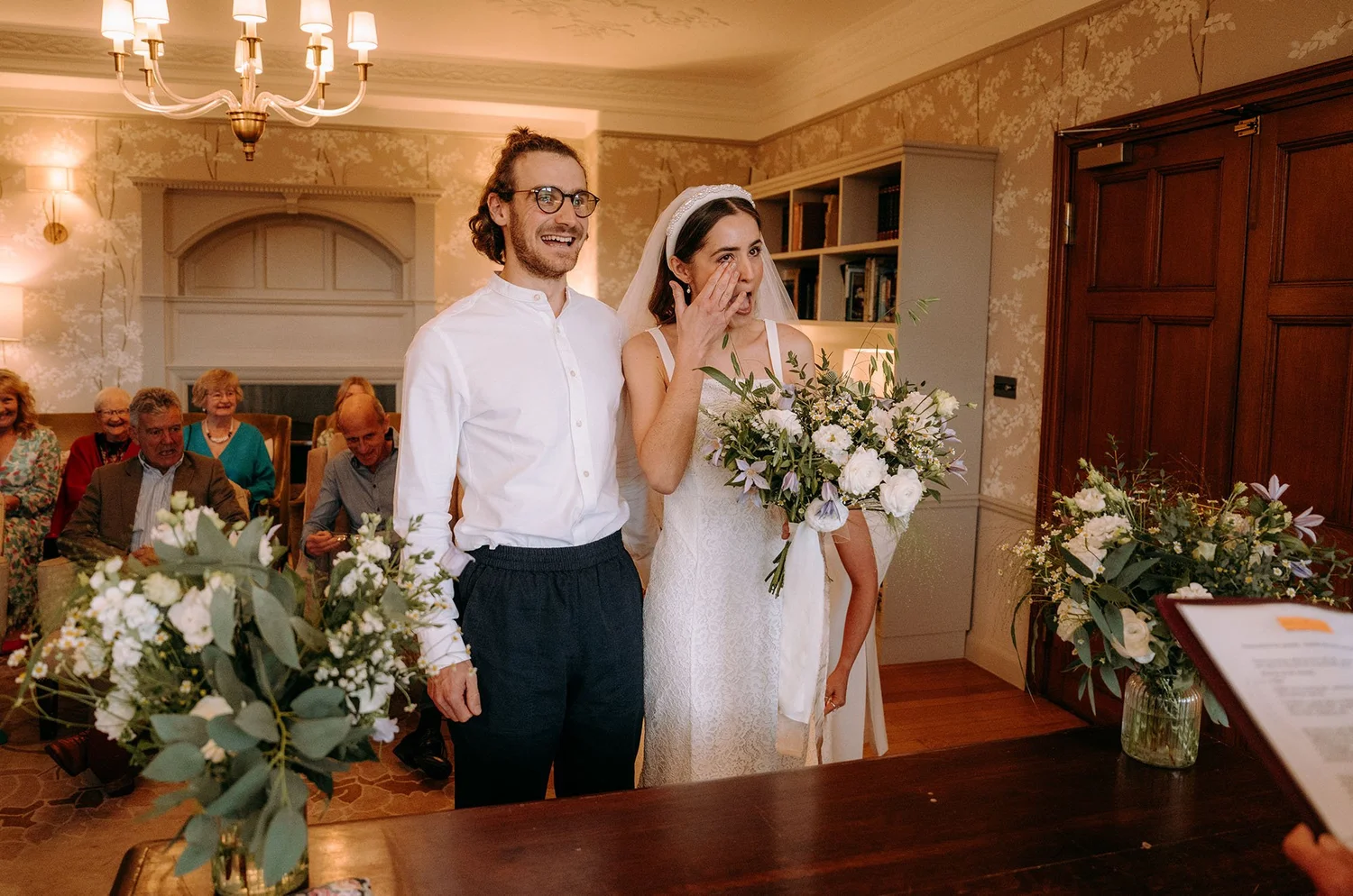 Documentary Cragwood wedding photograph